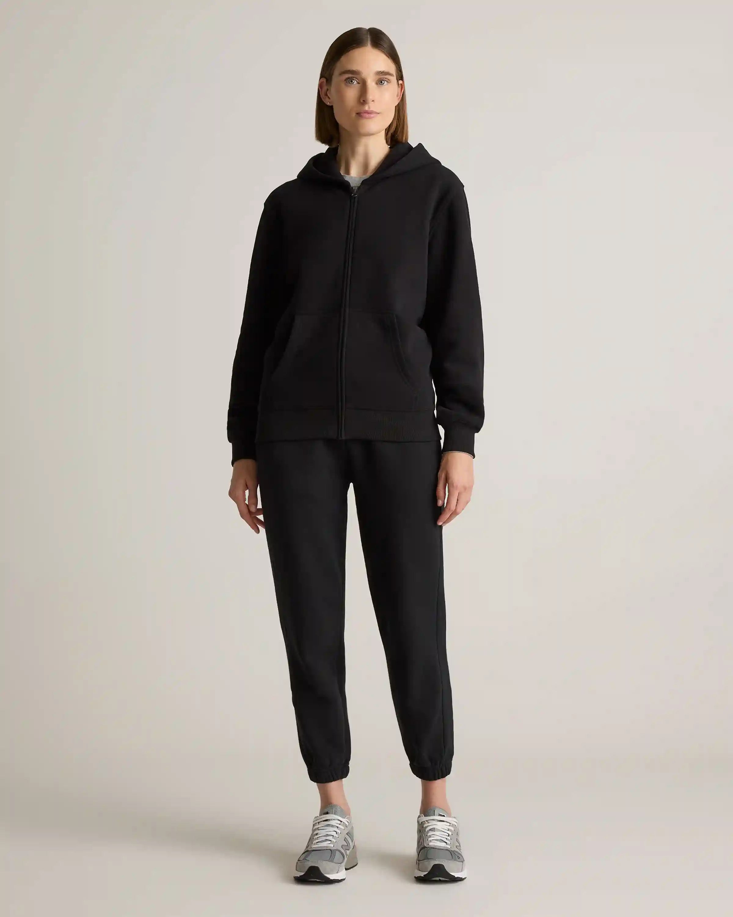 Organic Heavyweight Fleece Full Zip Hoodie