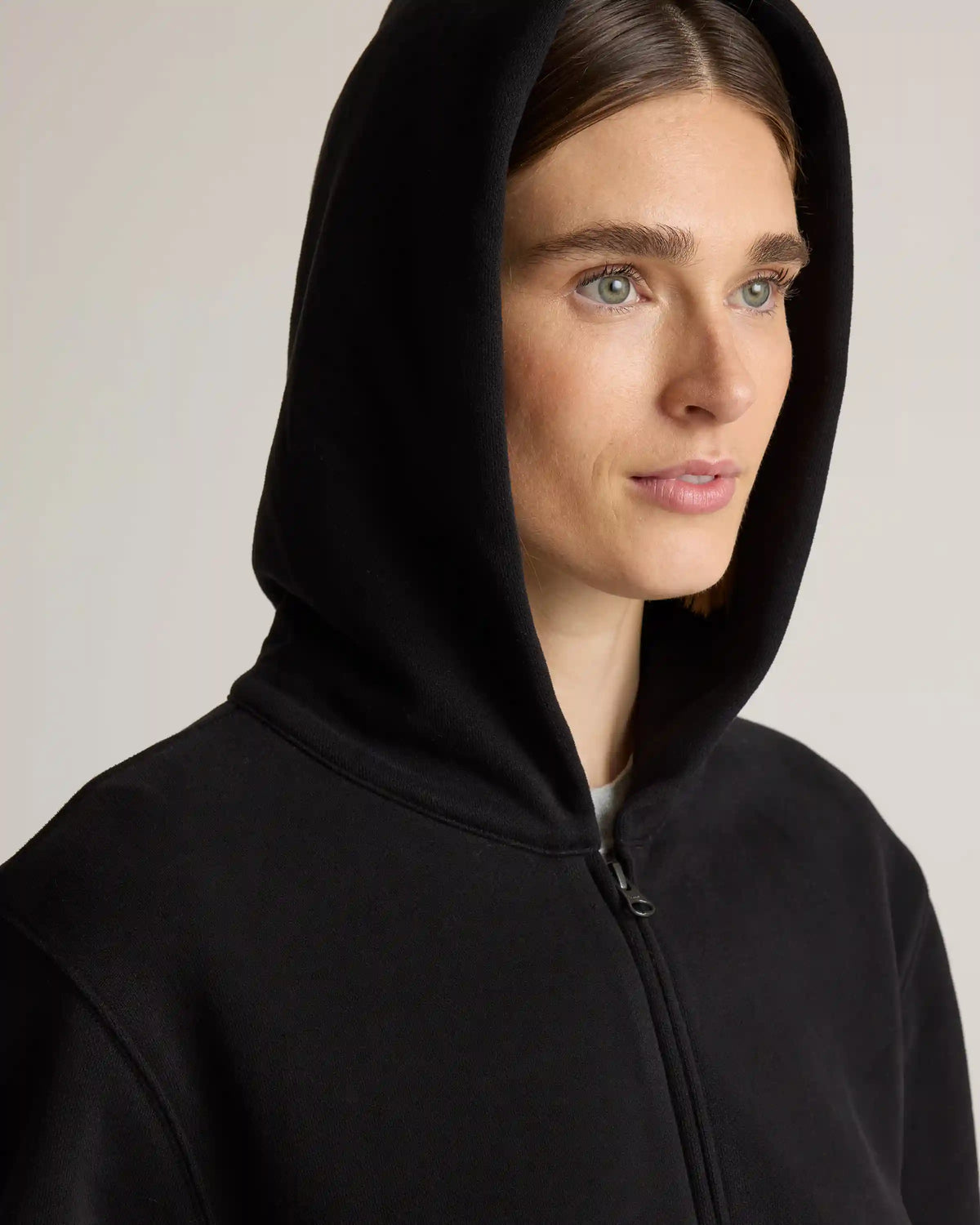 Organic Heavyweight Fleece Full Zip Hoodie