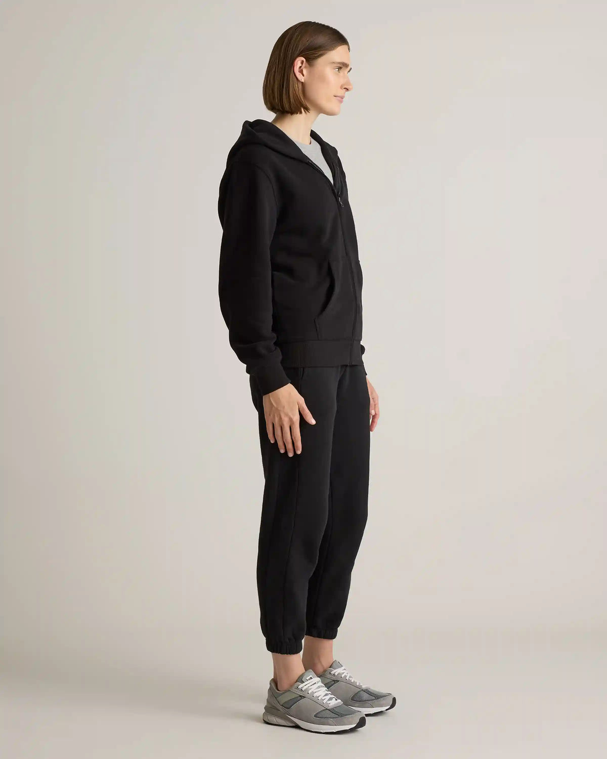 Organic Heavyweight Fleece Full Zip Hoodie