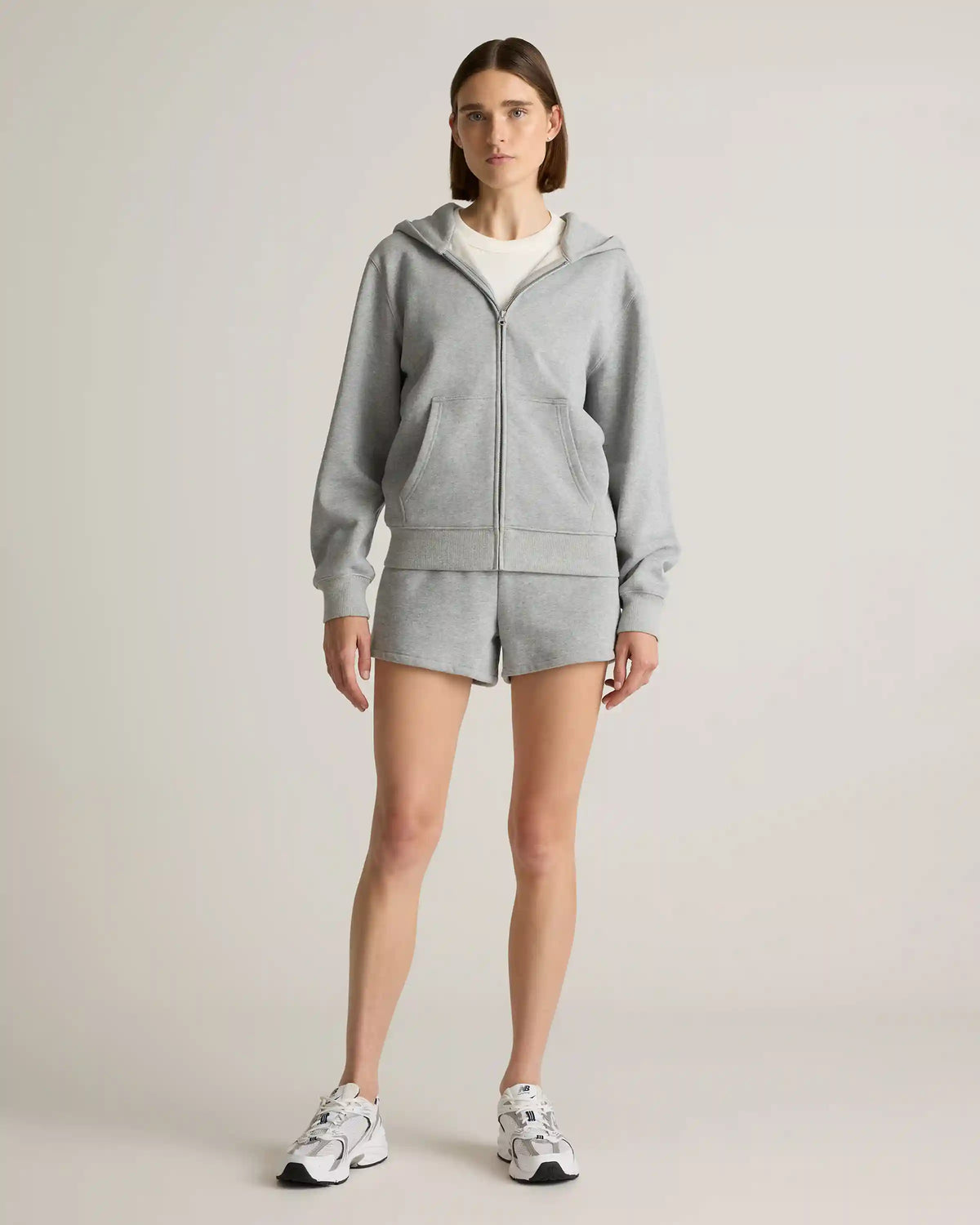 Organic Heavyweight Fleece Full Zip Hoodie