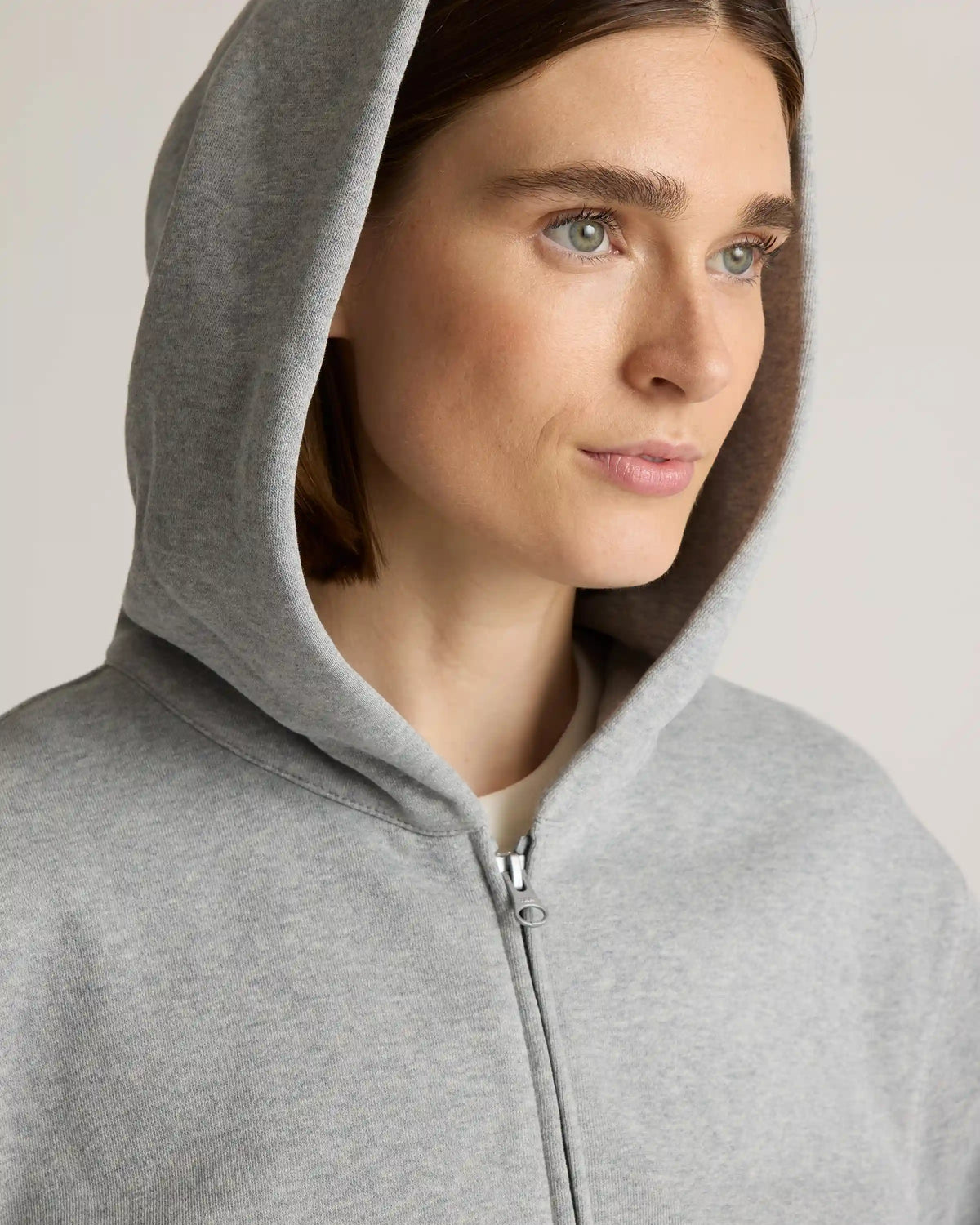 Organic Heavyweight Fleece Full Zip Hoodie