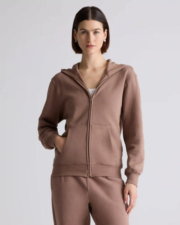 Organic Heavyweight Fleece Full Zip Hoodie
