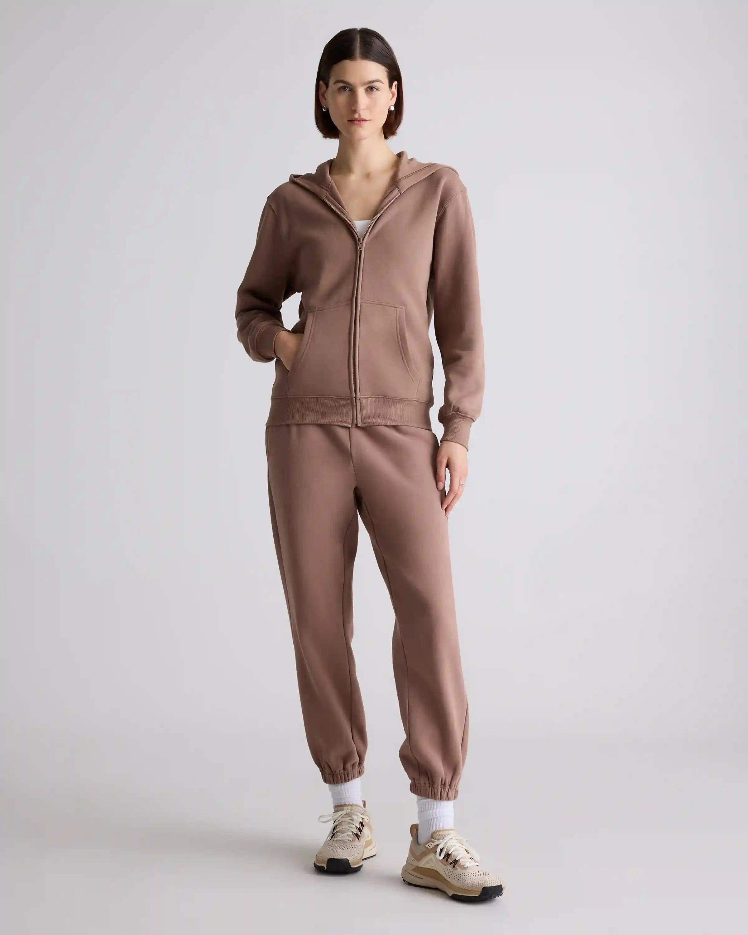 Organic Heavyweight Fleece Full Zip Hoodie