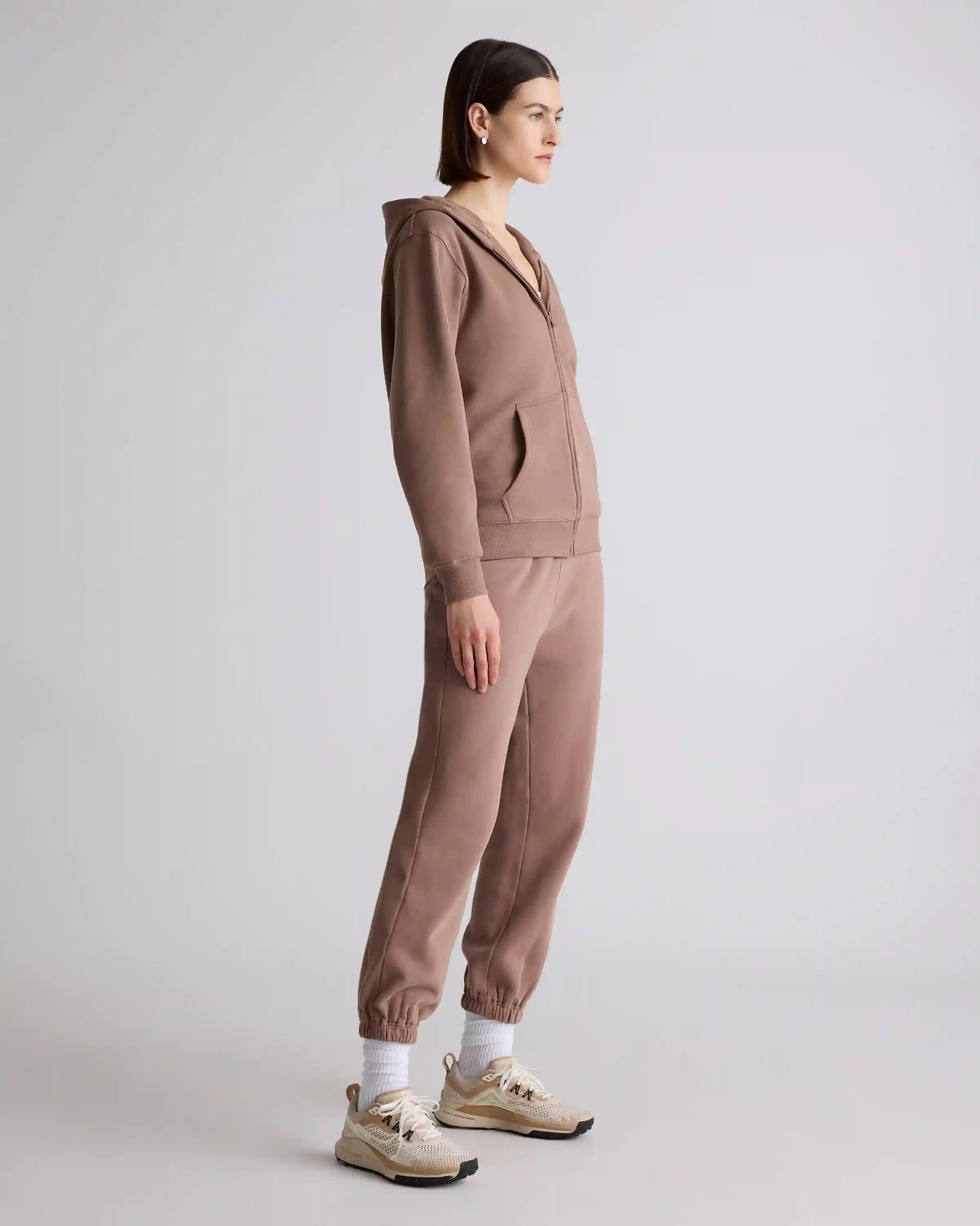 Organic Heavyweight Fleece Full Zip Hoodie