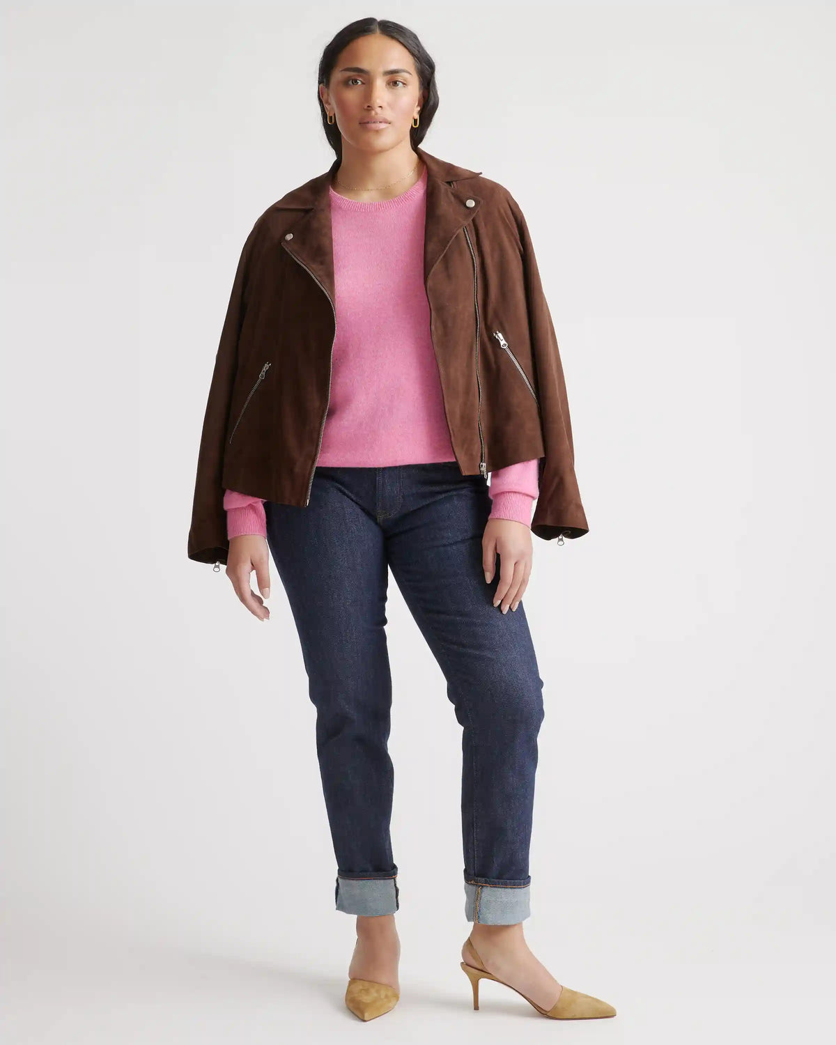Mongolian Spring Cashmere Crewneck Sweater