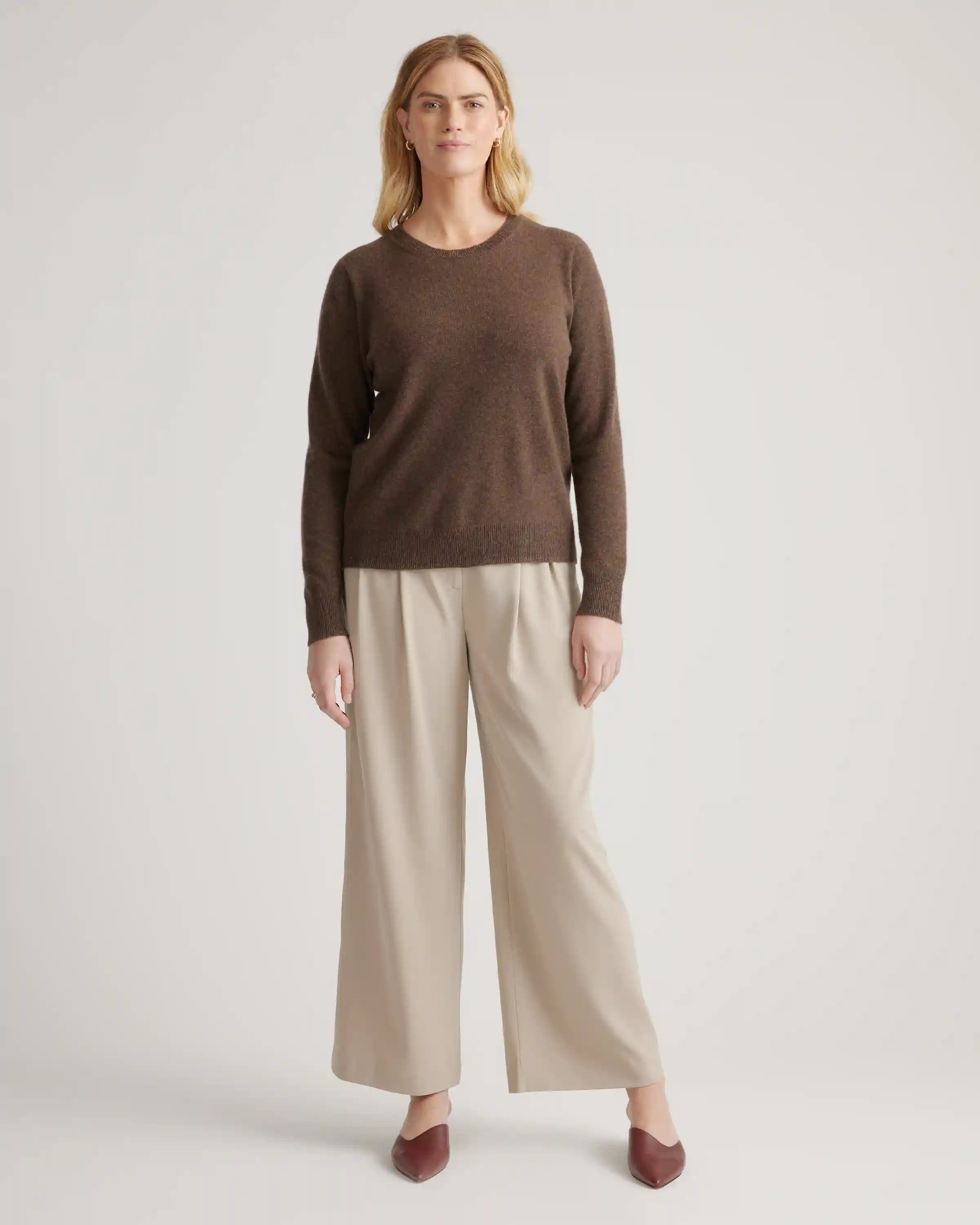 Mongolian Spring Cashmere Crewneck Sweater