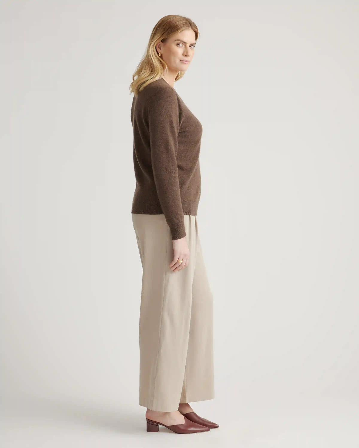 Mongolian Spring Cashmere Crewneck Sweater