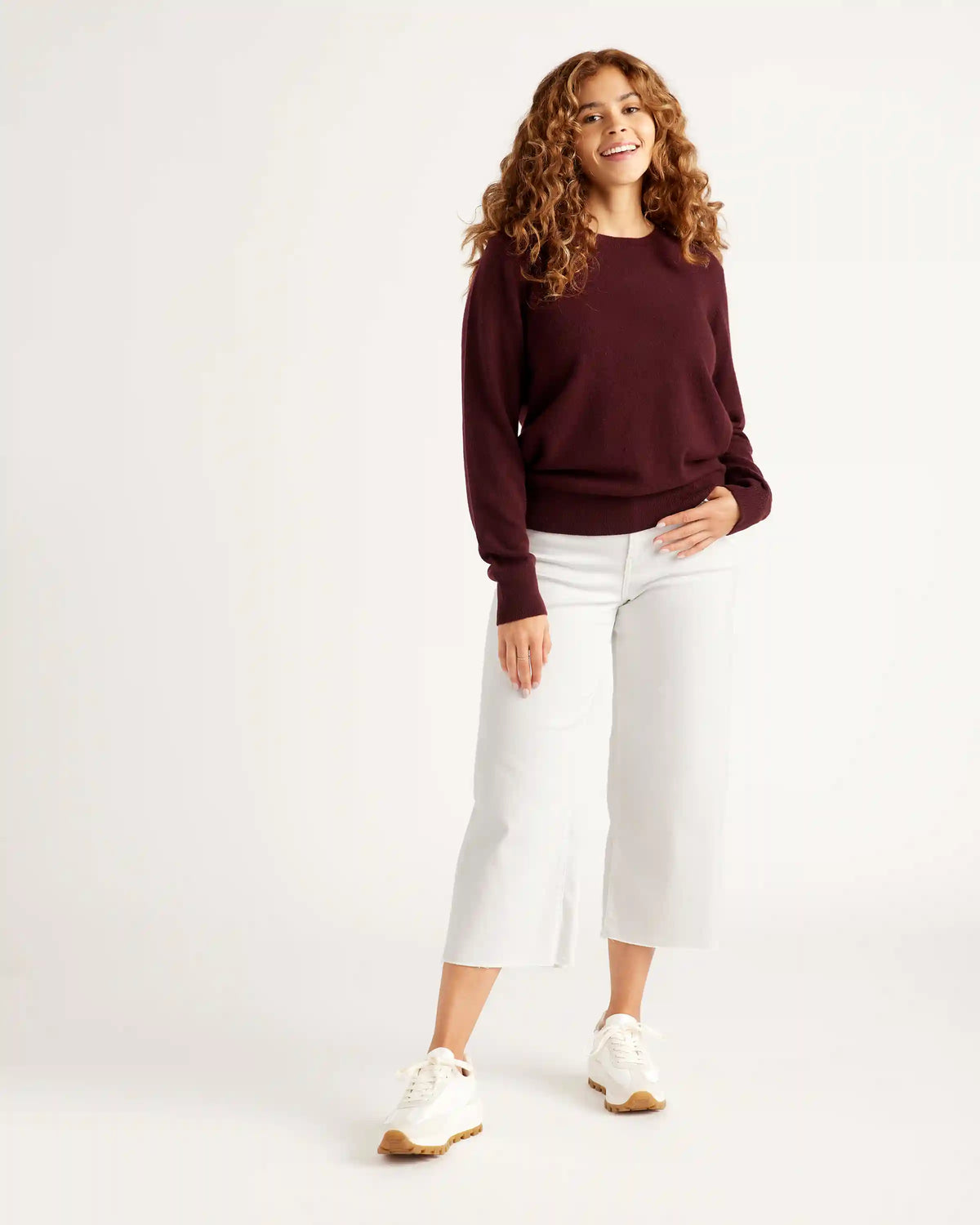 Mongolian Spring Cashmere Crewneck Sweater