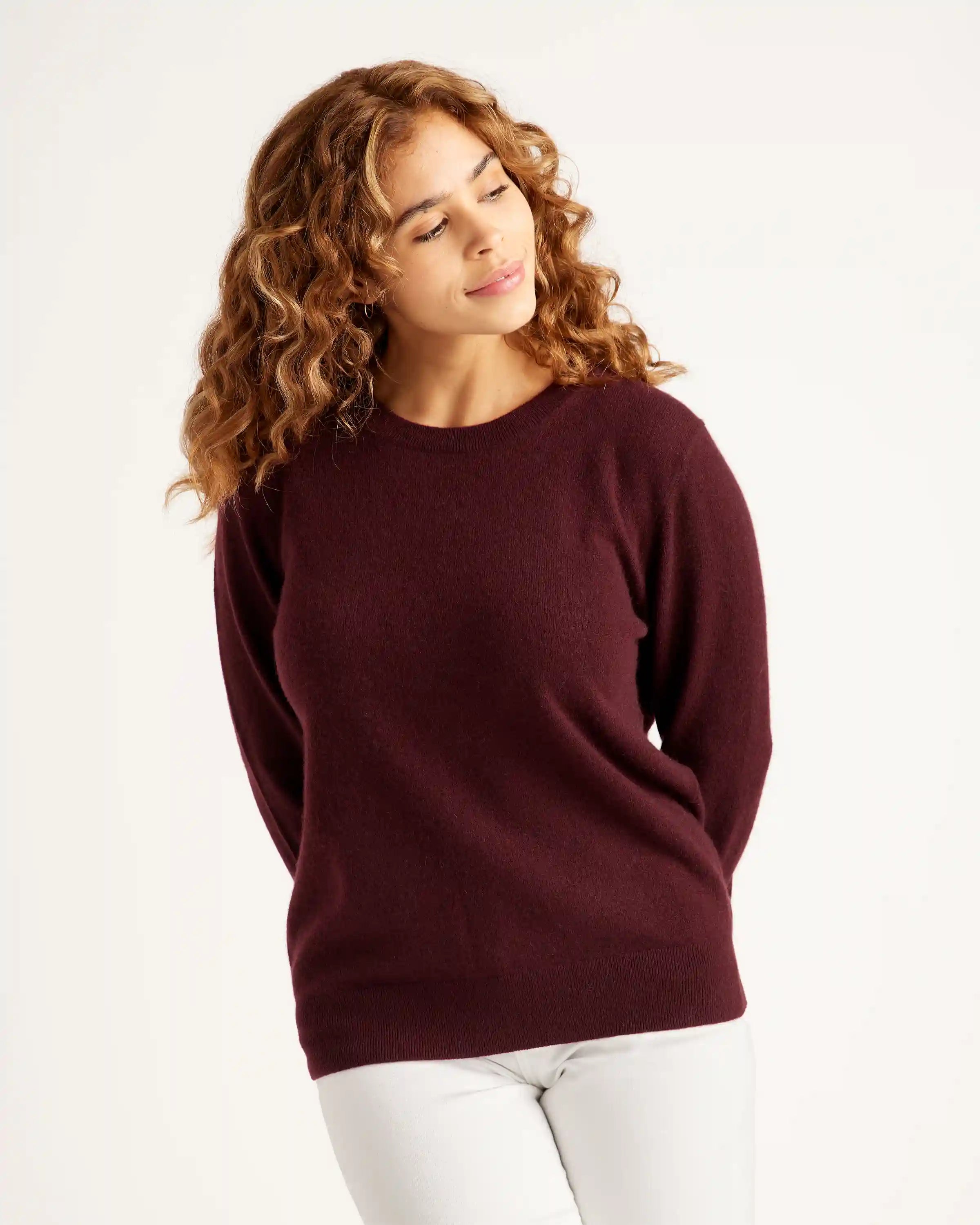 Mongolian Spring Cashmere Crewneck Sweater