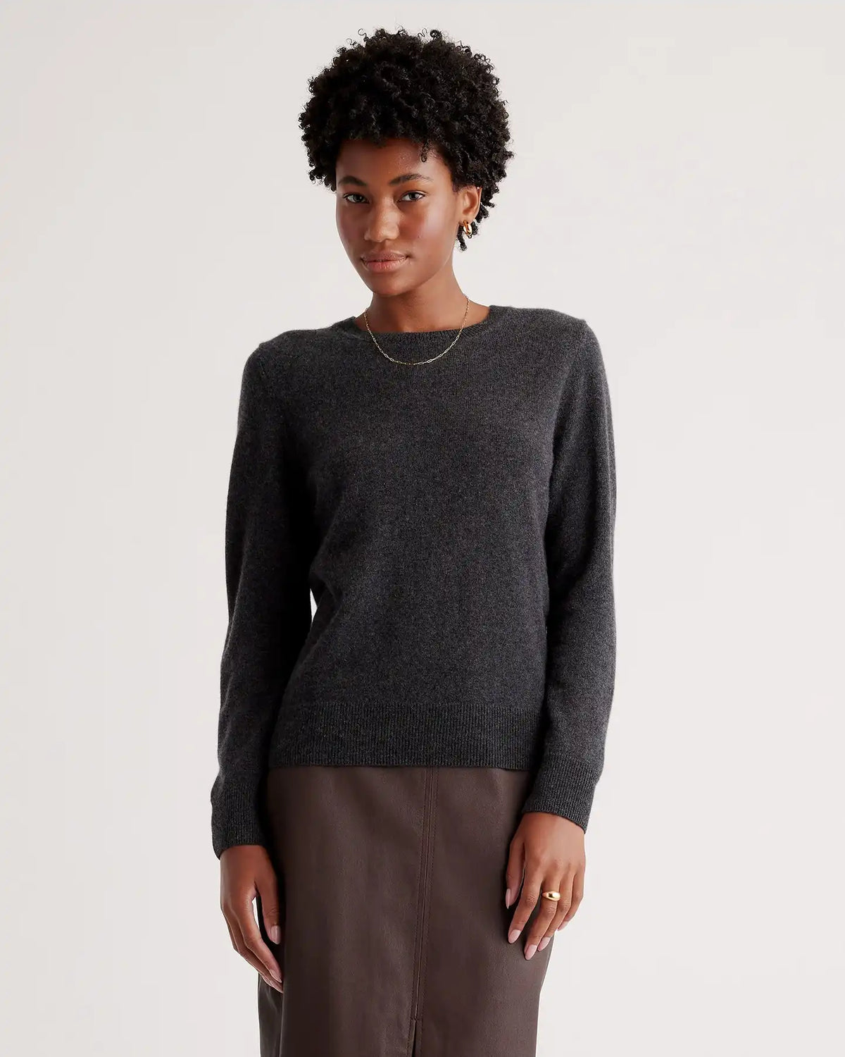 Mongolian Spring Cashmere Crewneck Sweater