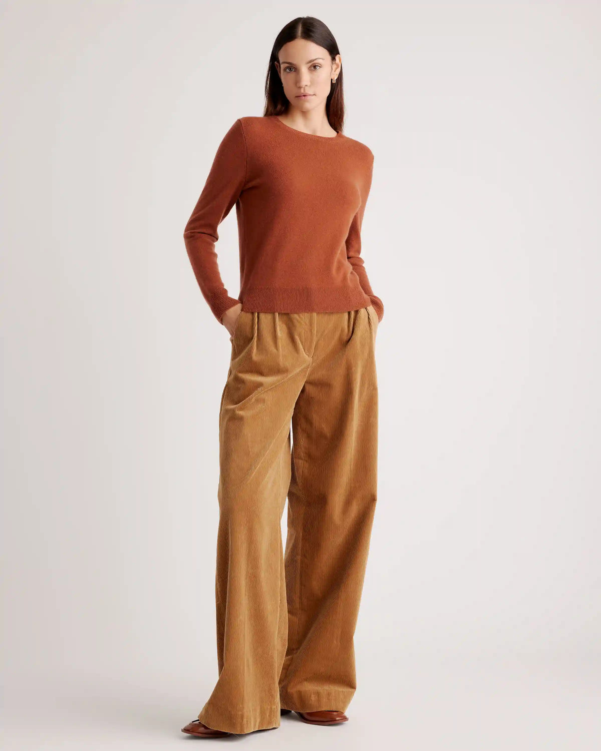 Mongolian Spring Cashmere Crewneck Sweater