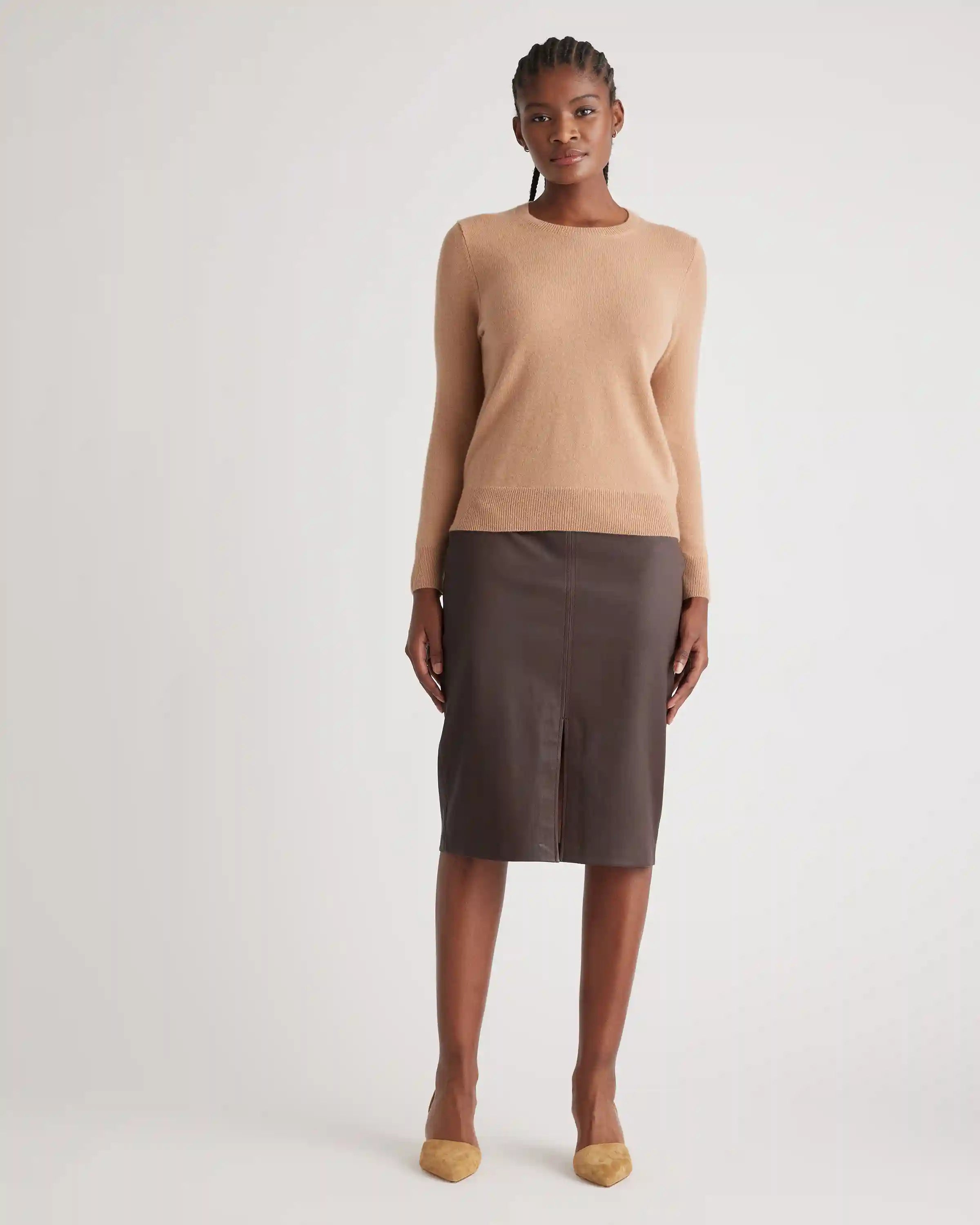 Mongolian Spring Cashmere Crewneck Sweater