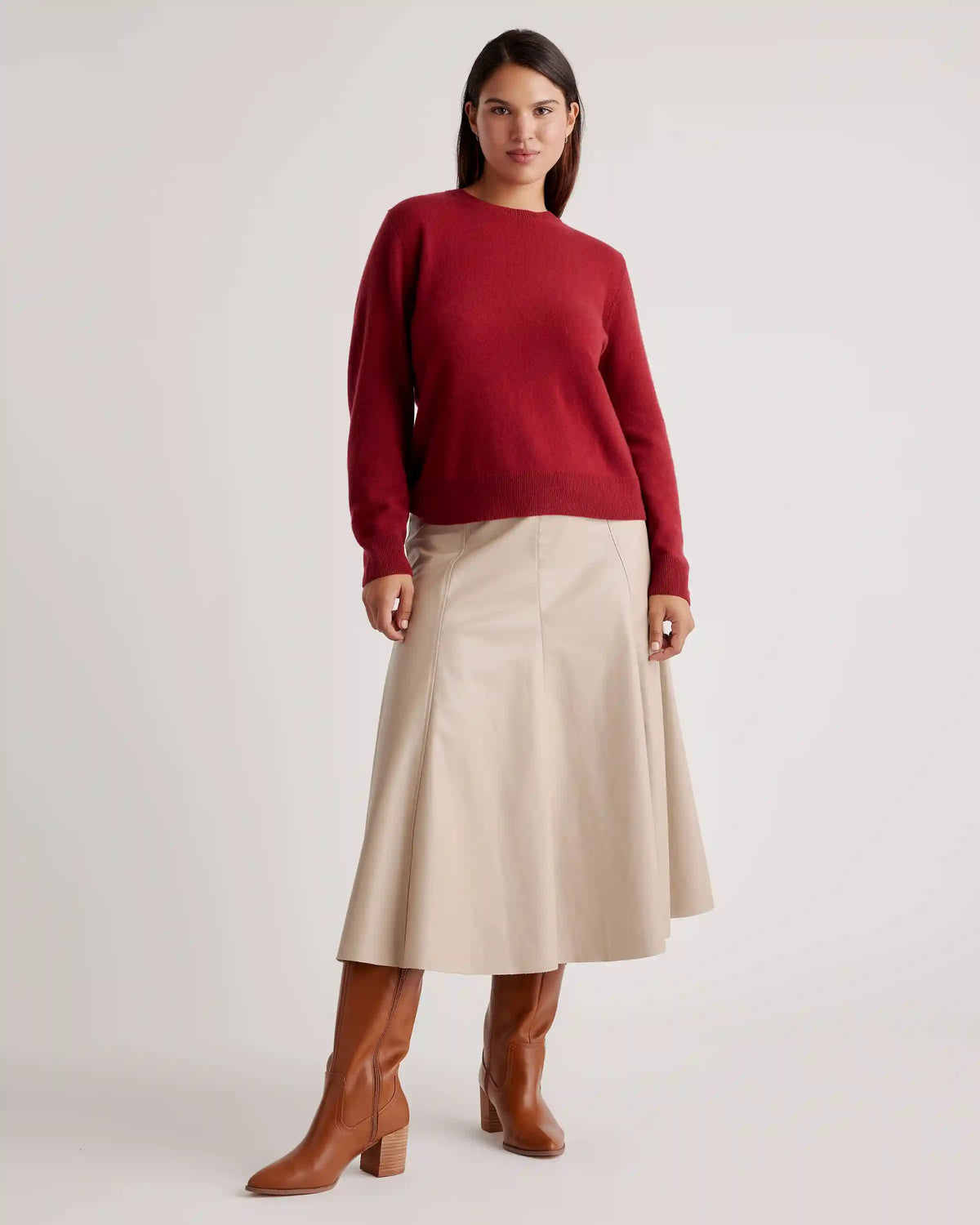 Mongolian Spring Cashmere Crewneck Sweater