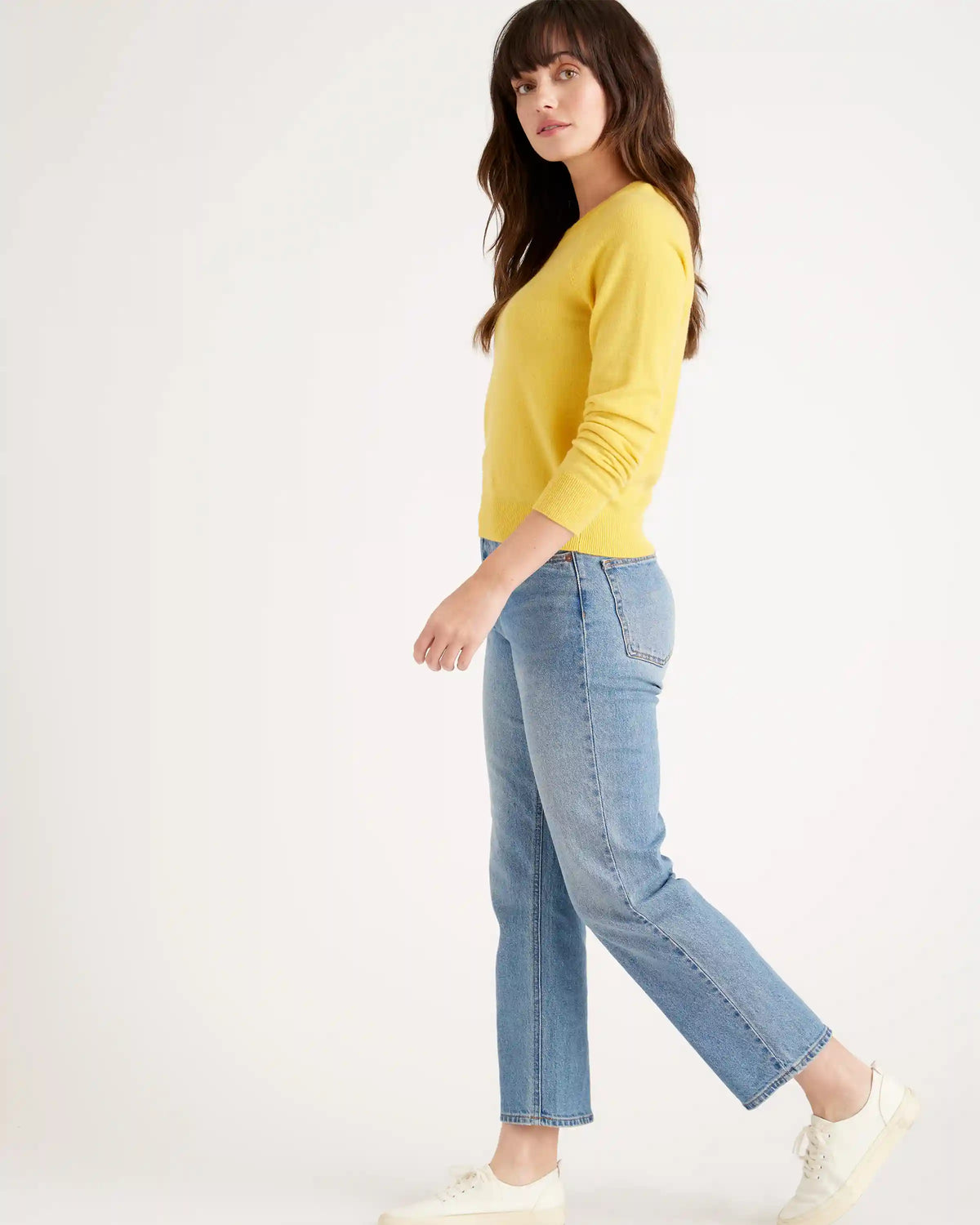 Mongolian Shrunken Cashmere Sweatshirt