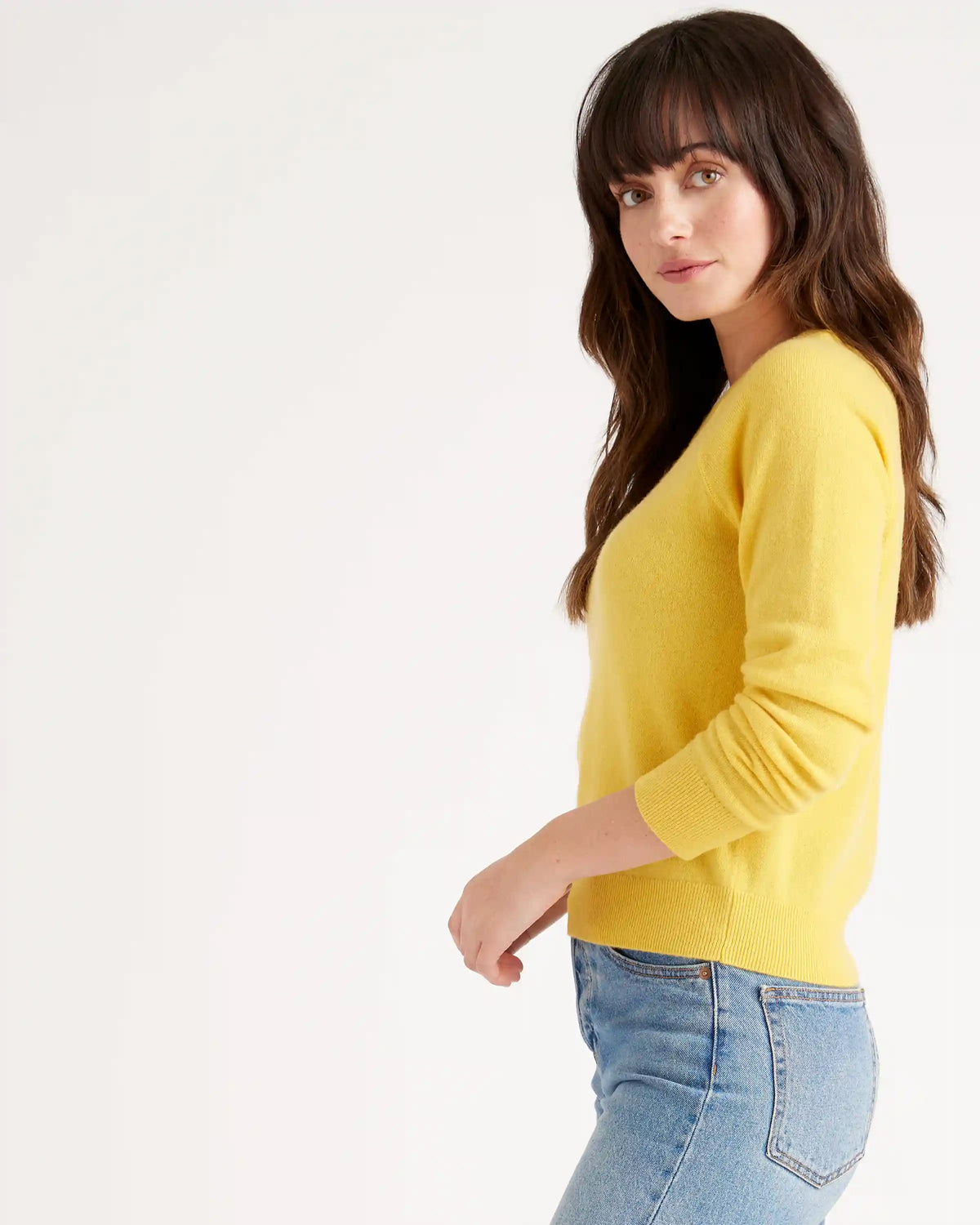 Mongolian Shrunken Cashmere Sweatshirt