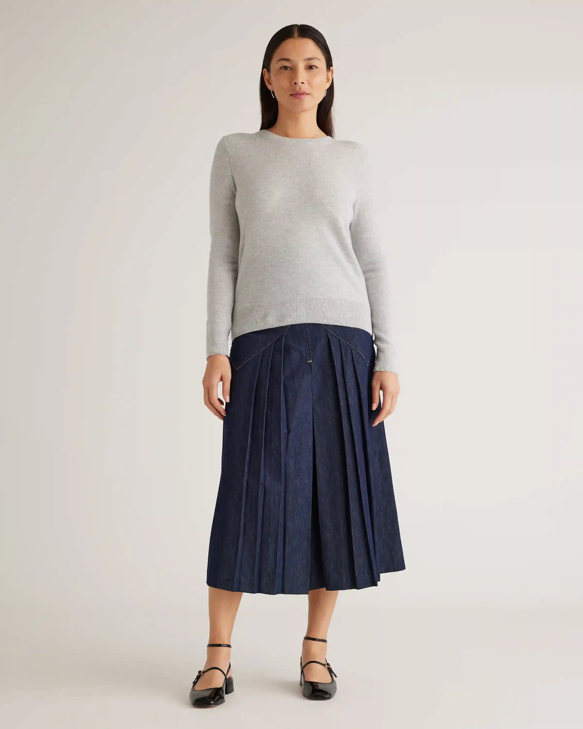 Mongolian Spring Cashmere Crewneck Sweater
