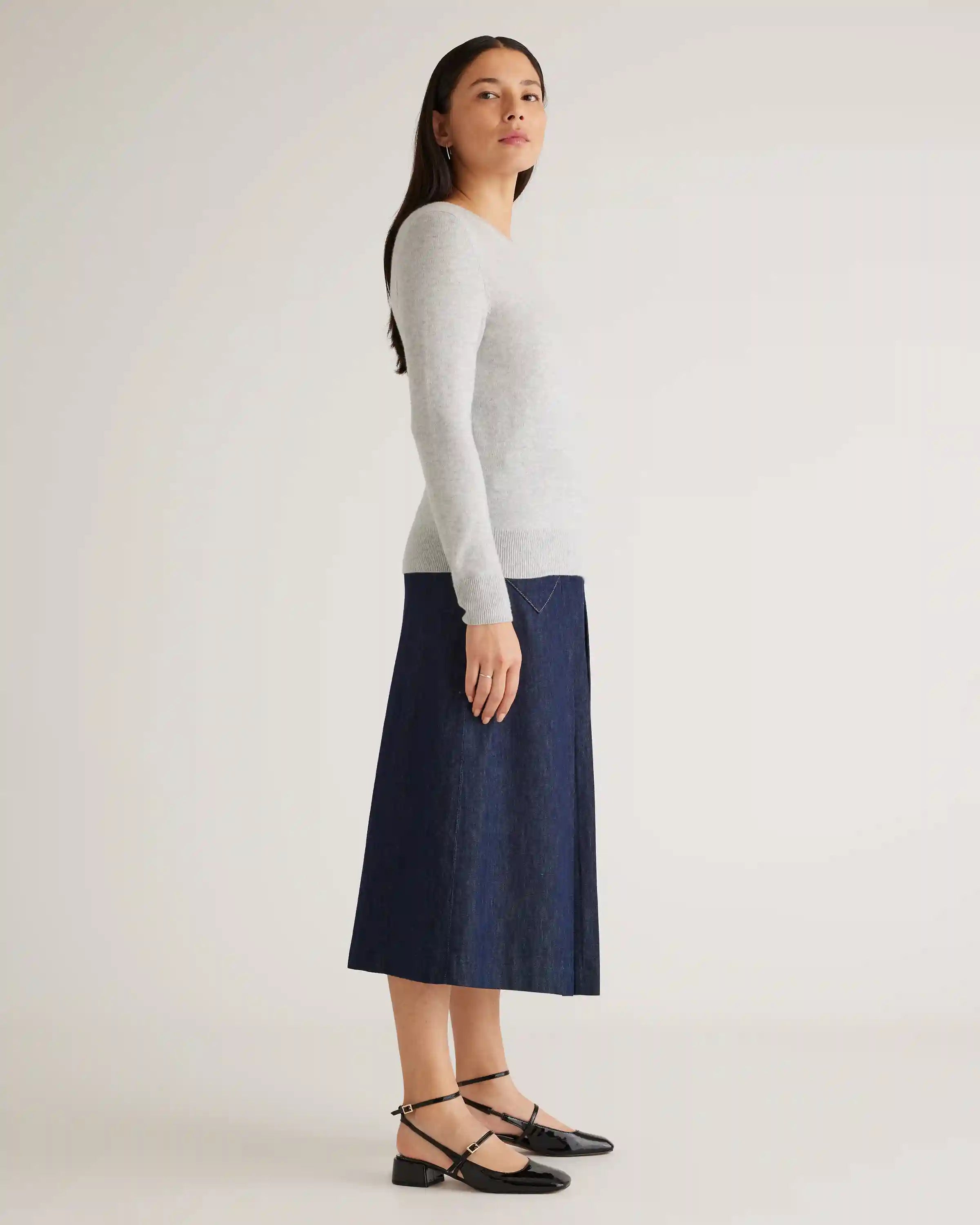 Mongolian Spring Cashmere Crewneck Sweater