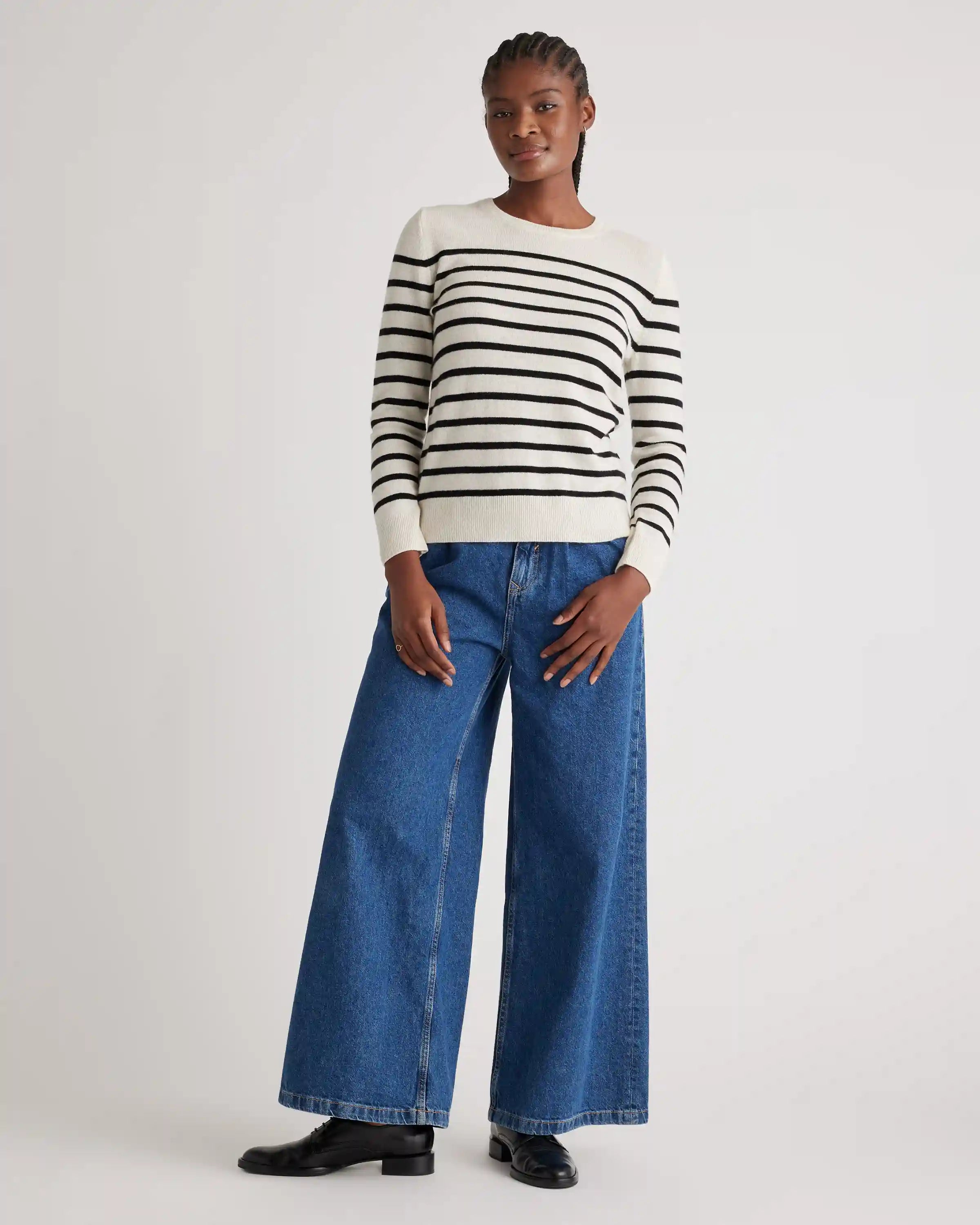Mongolian Spring Cashmere Crewneck Sweater