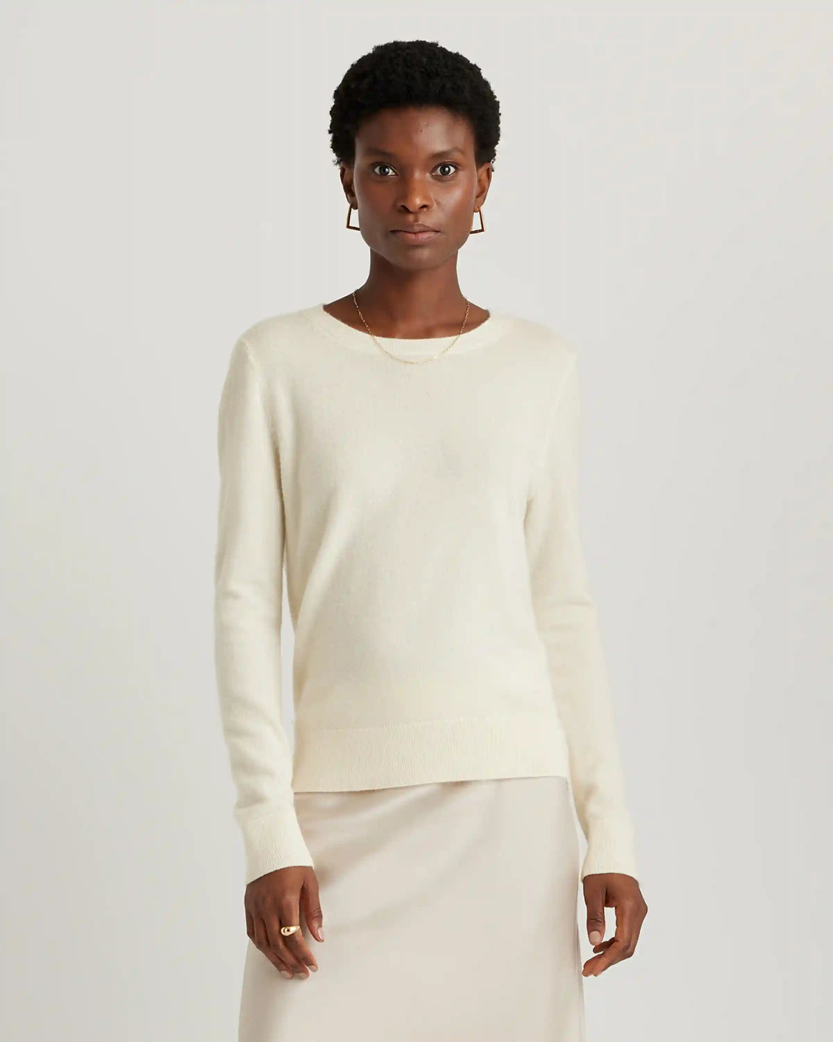 Mongolian Spring Cashmere Crewneck Sweater