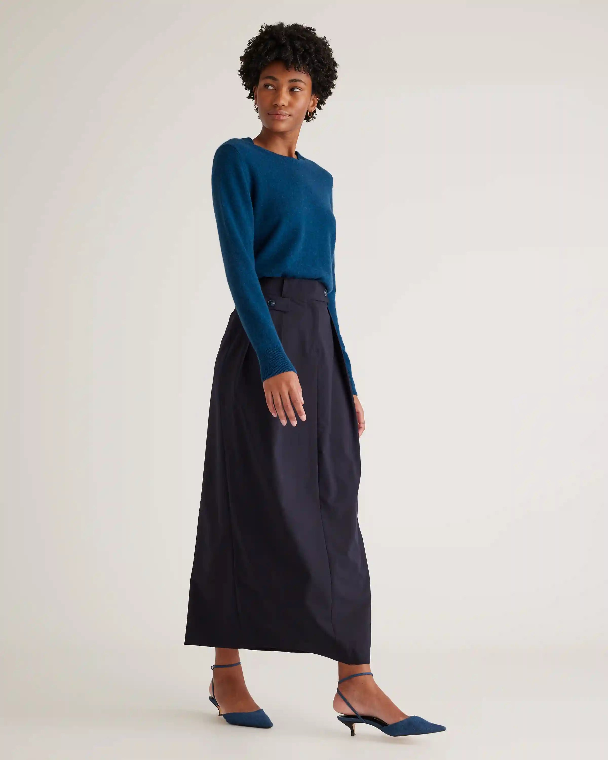 Mongolian Spring Cashmere Crewneck Sweater