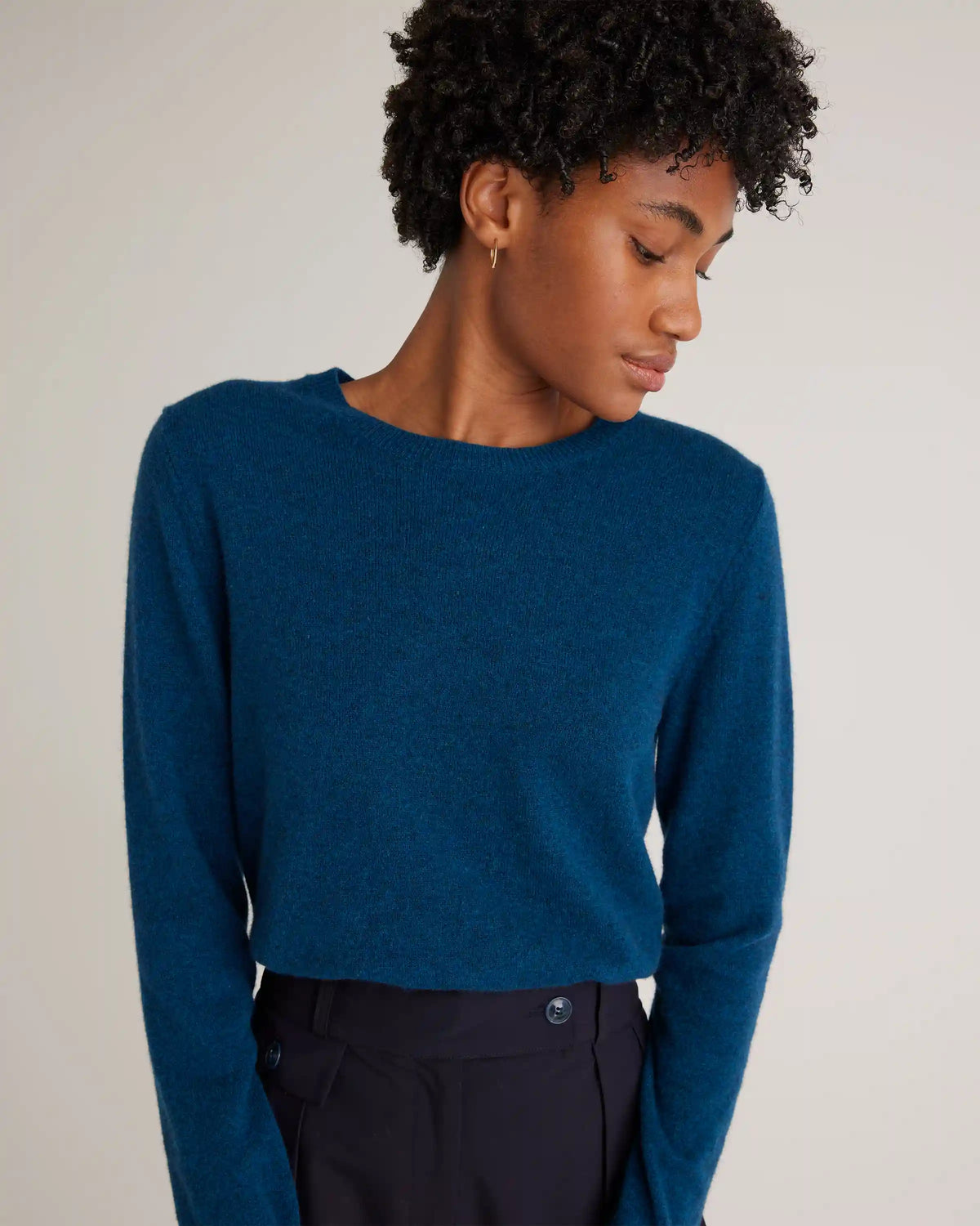 Mongolian Spring Cashmere Crewneck Sweater