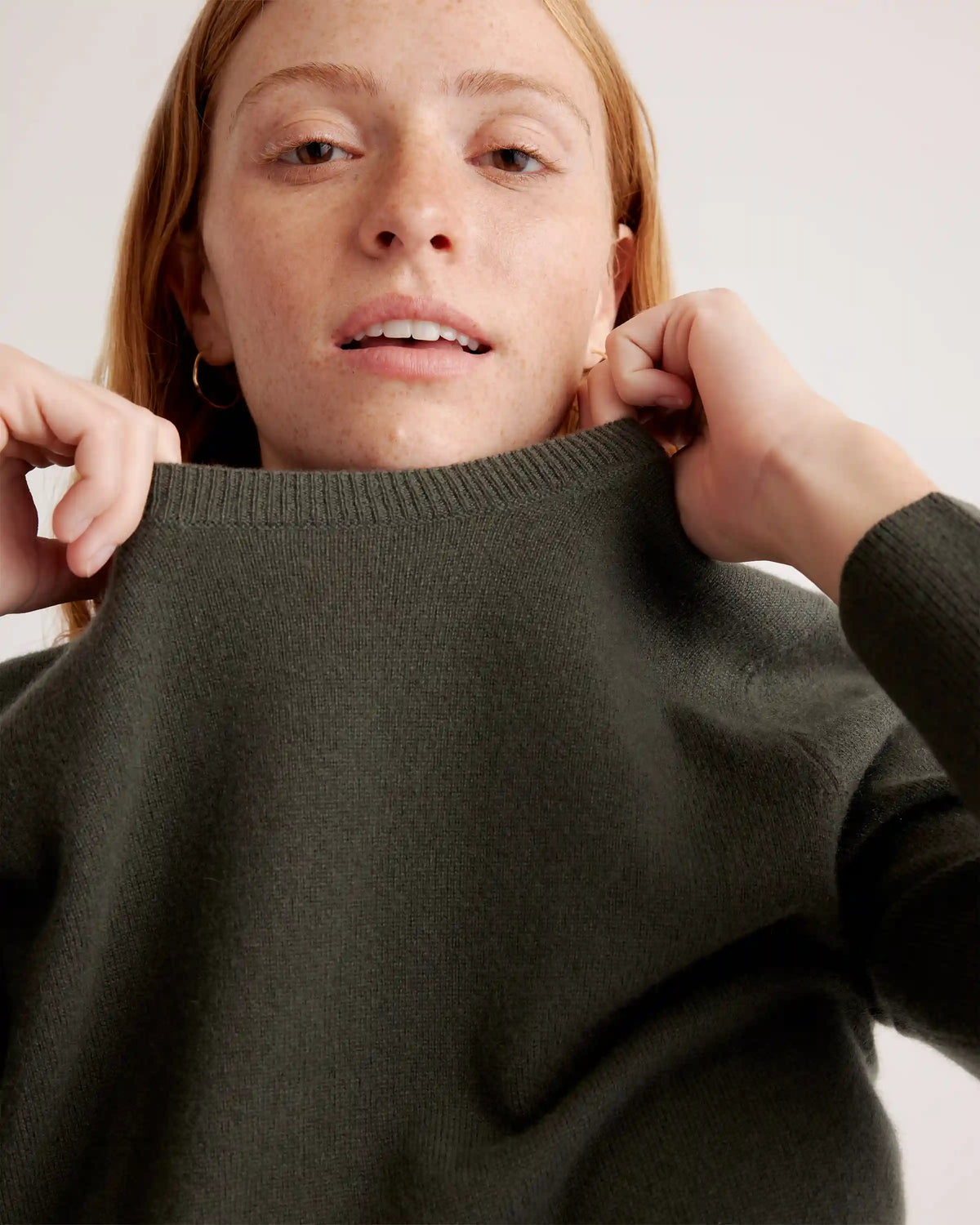 Mongolian Spring Cashmere Crewneck Sweater