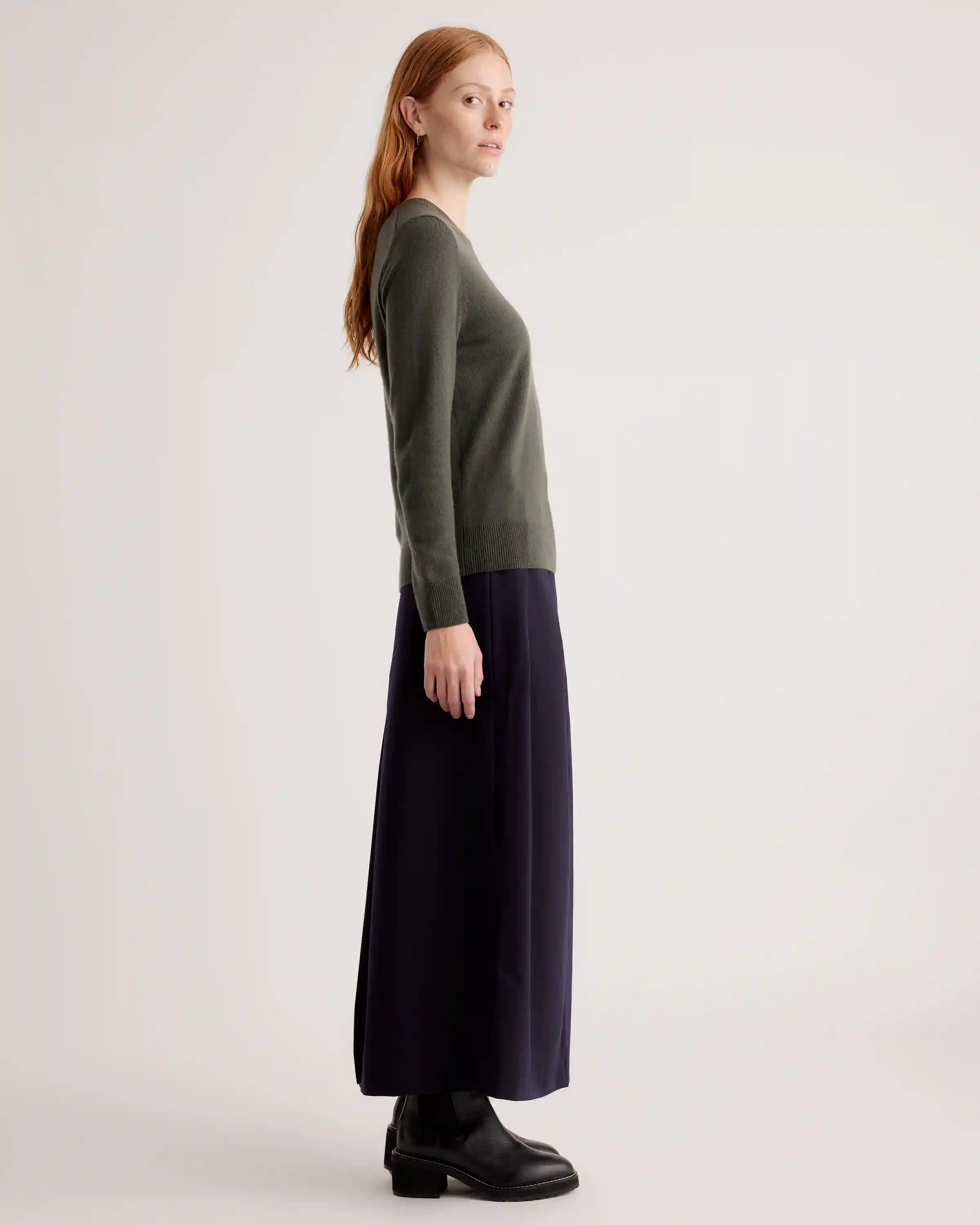 Mongolian Spring Cashmere Crewneck Sweater