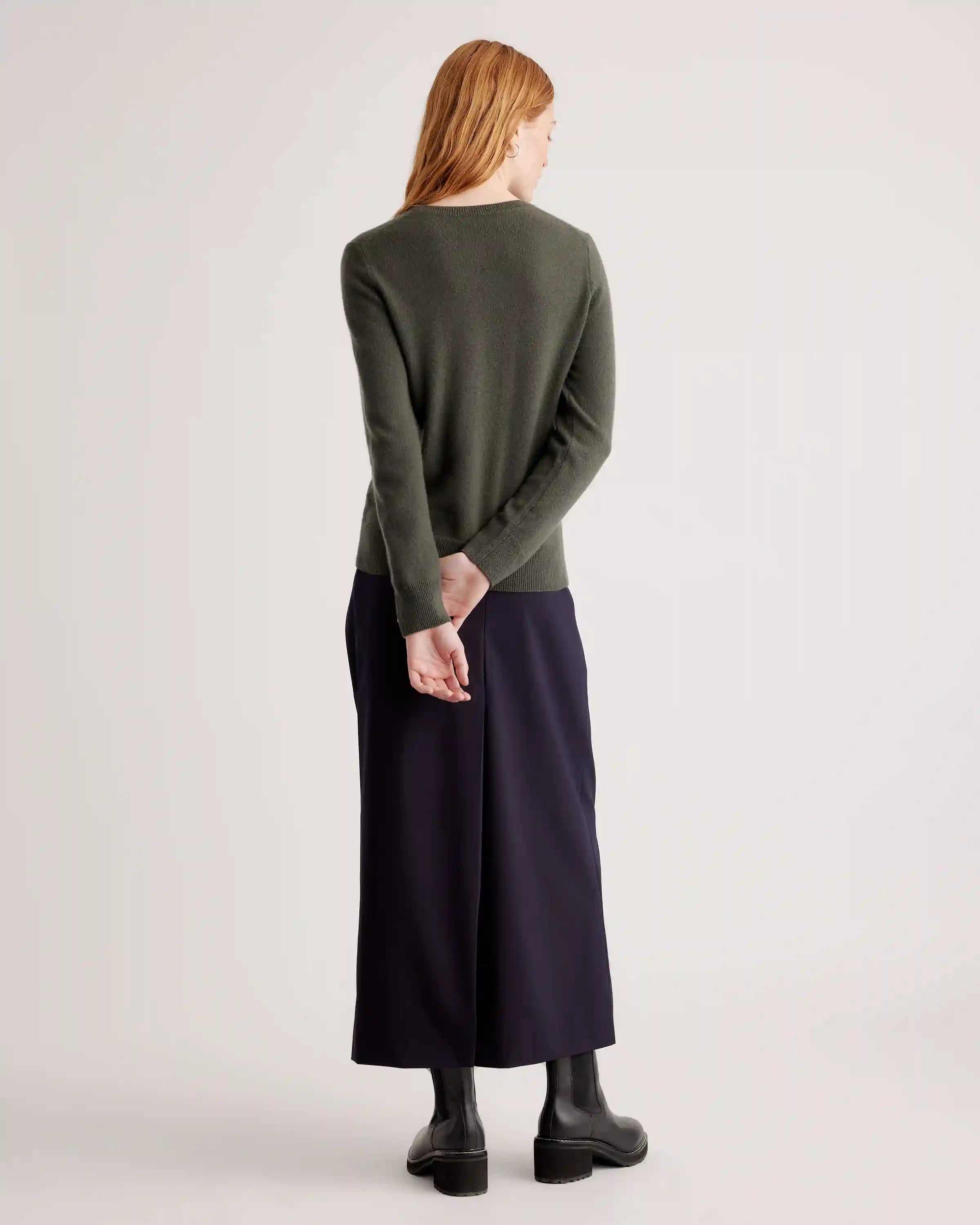 Mongolian Spring Cashmere Crewneck Sweater