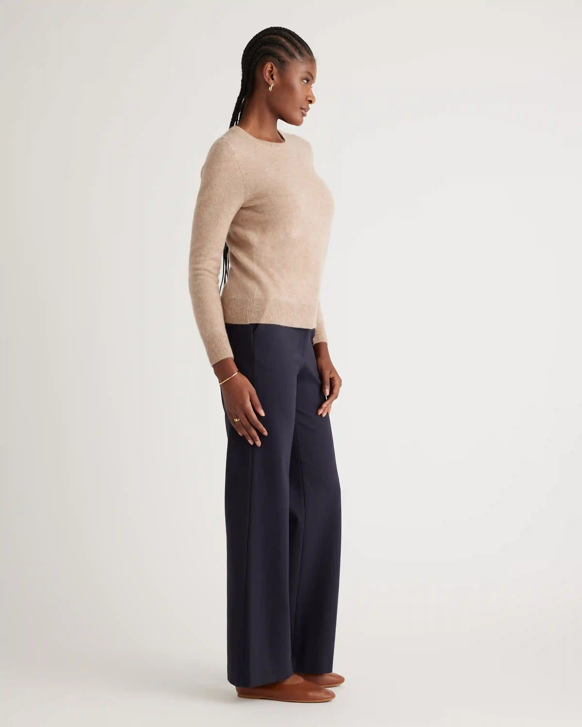 Mongolian Spring Cashmere Crewneck Sweater
