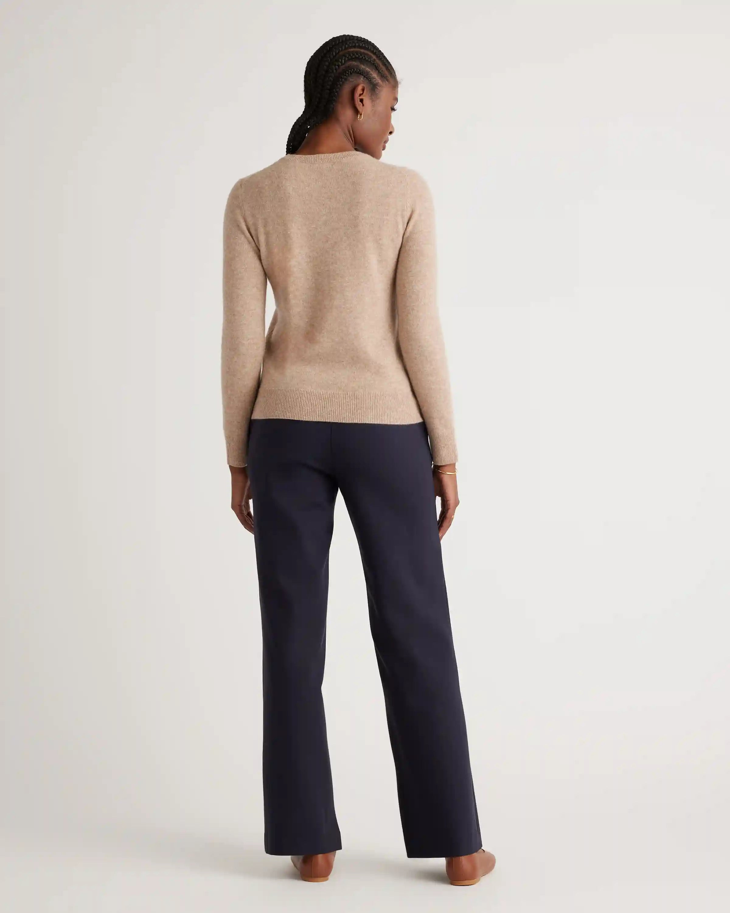 Mongolian Spring Cashmere Crewneck Sweater