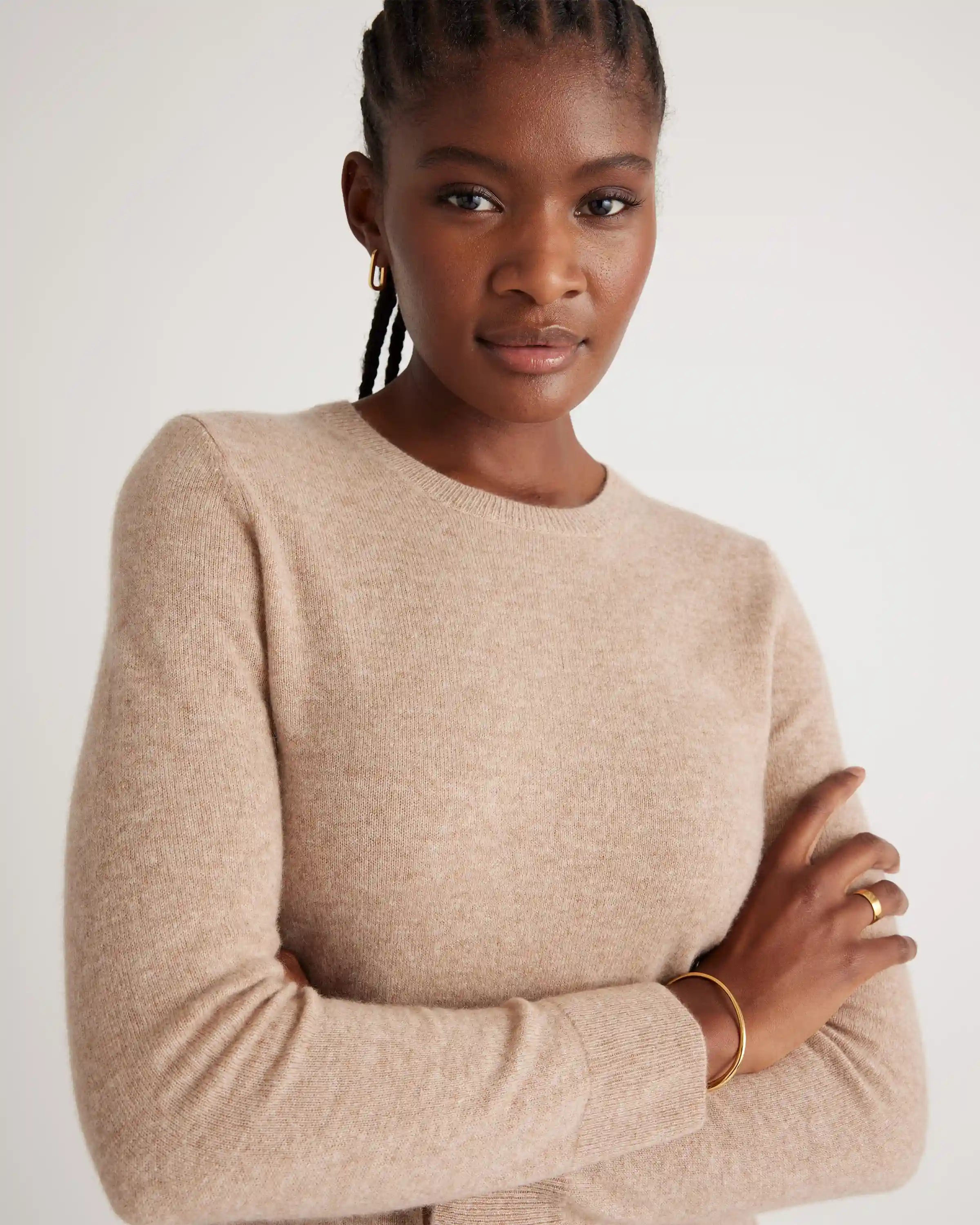 Mongolian Spring Cashmere Crewneck Sweater