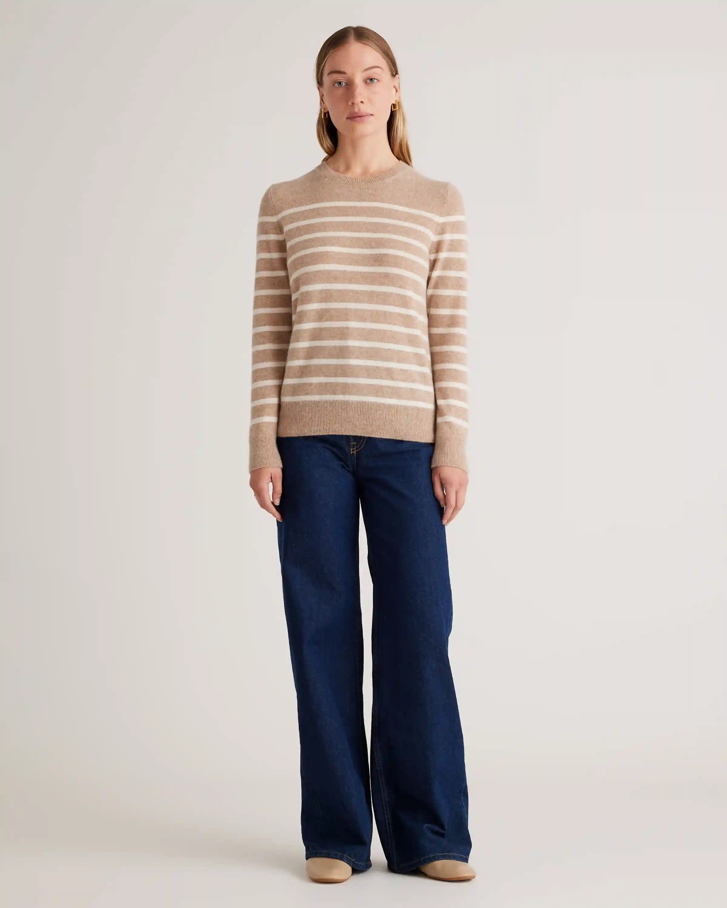Mongolian Spring Cashmere Crewneck Sweater