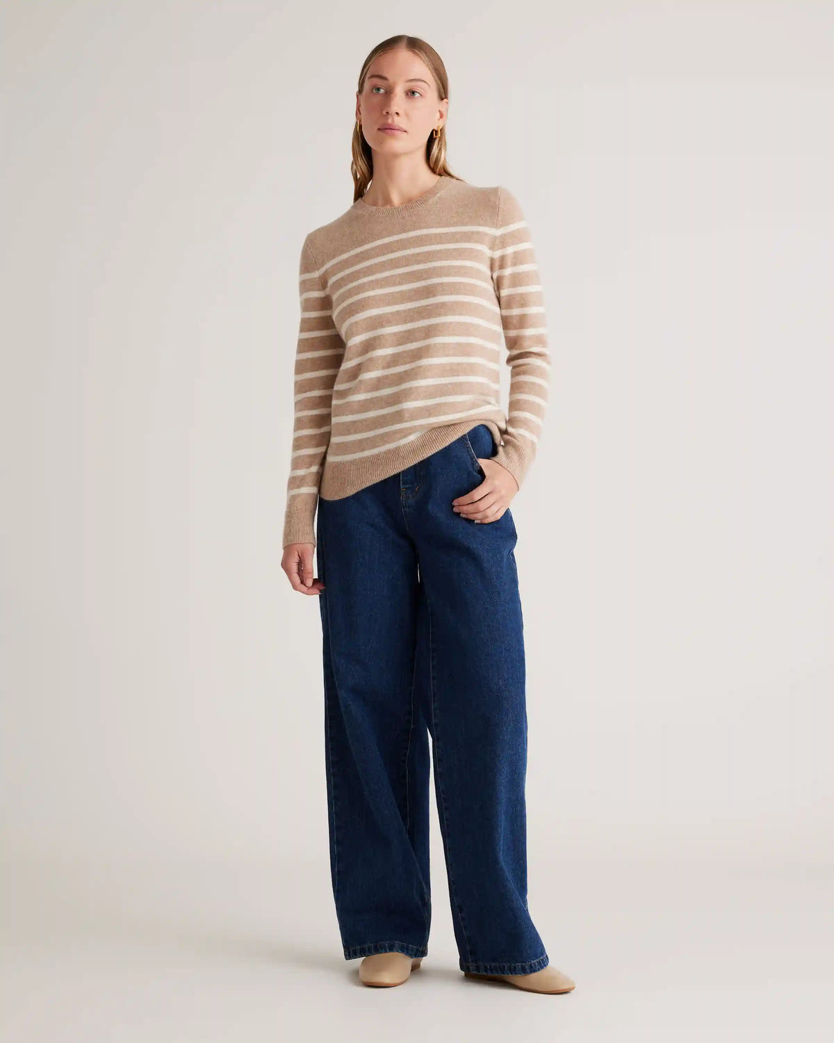 Mongolian Spring Cashmere Crewneck Sweater