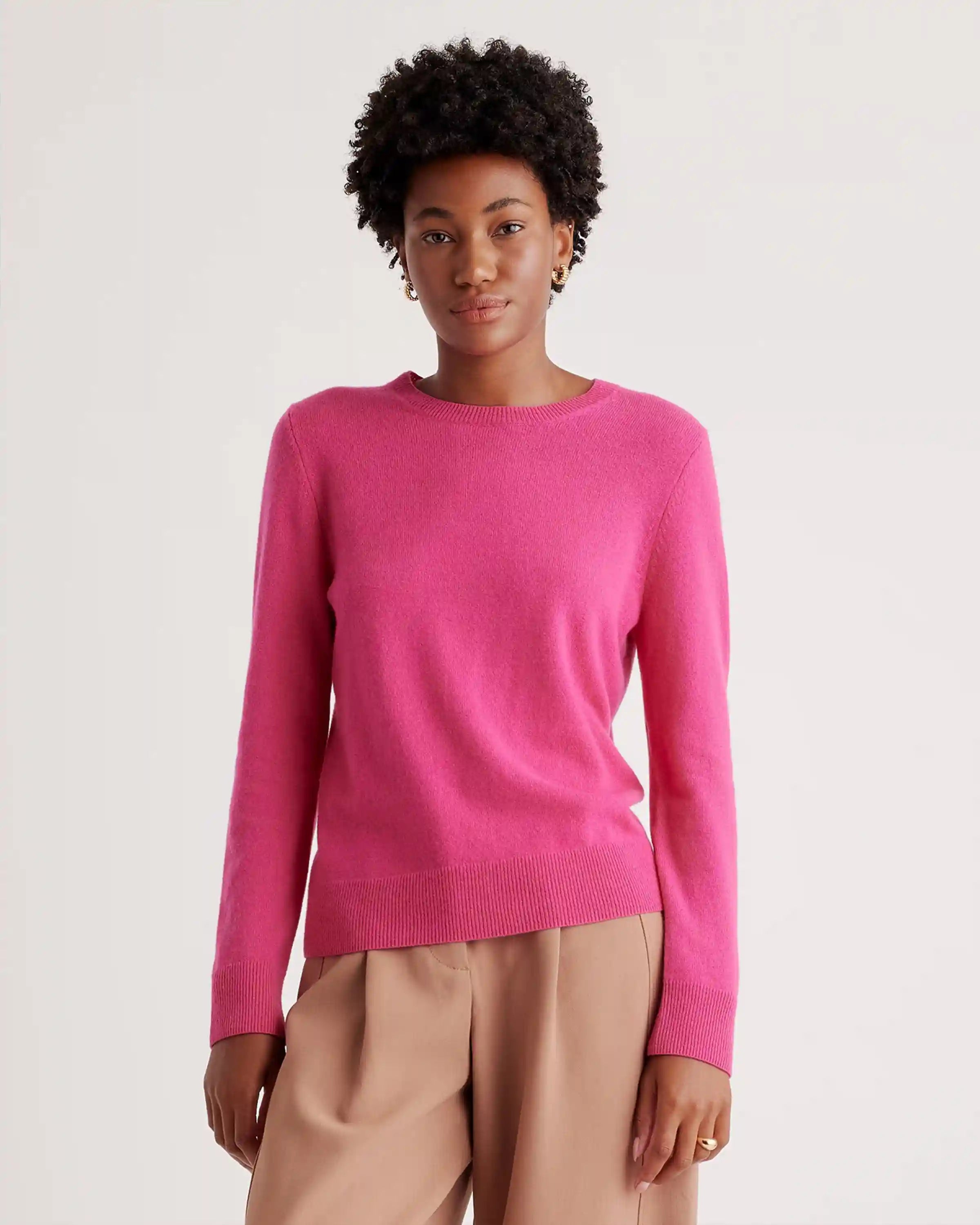 Mongolian Spring Cashmere Crewneck Sweater