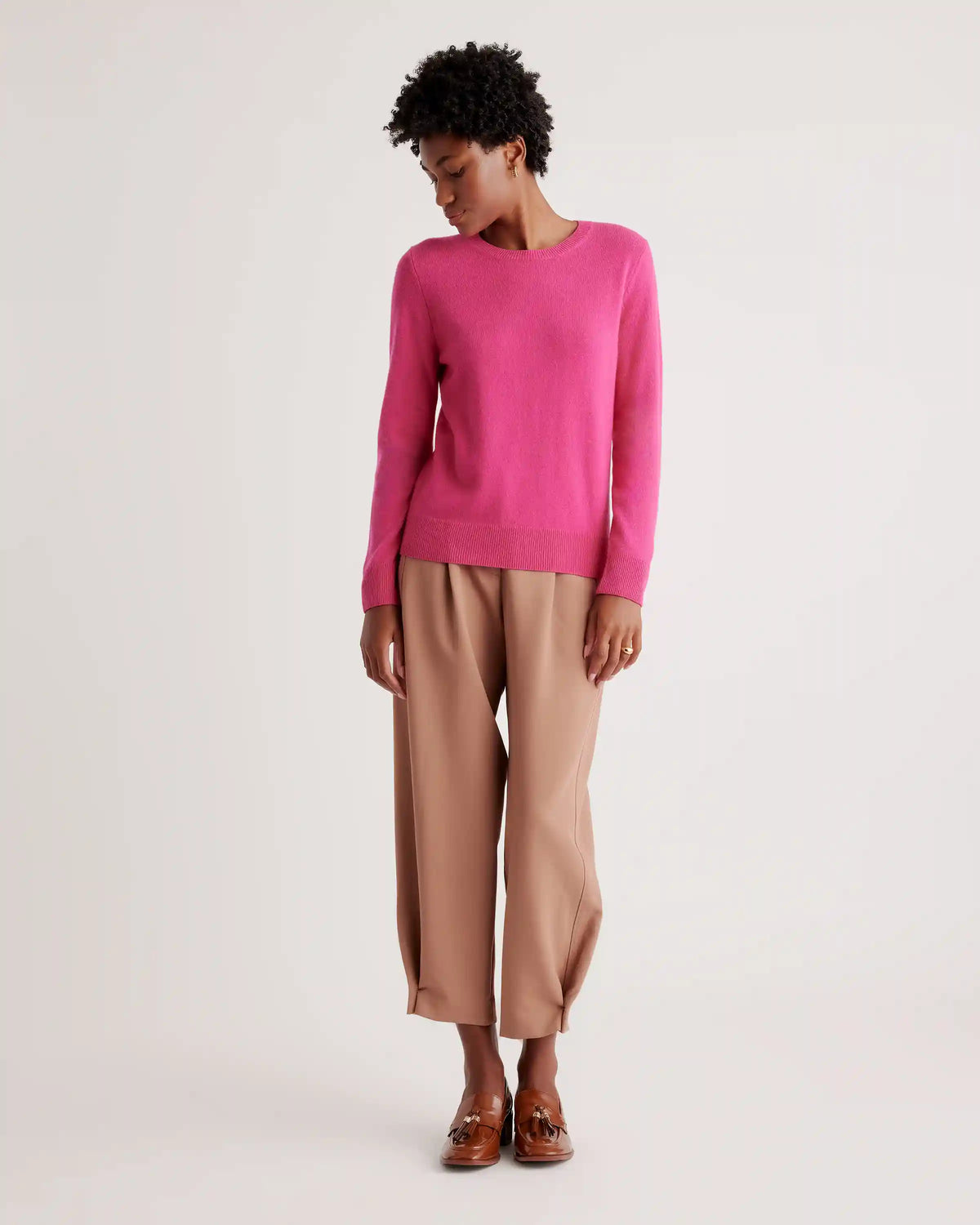 Mongolian Spring Cashmere Crewneck Sweater