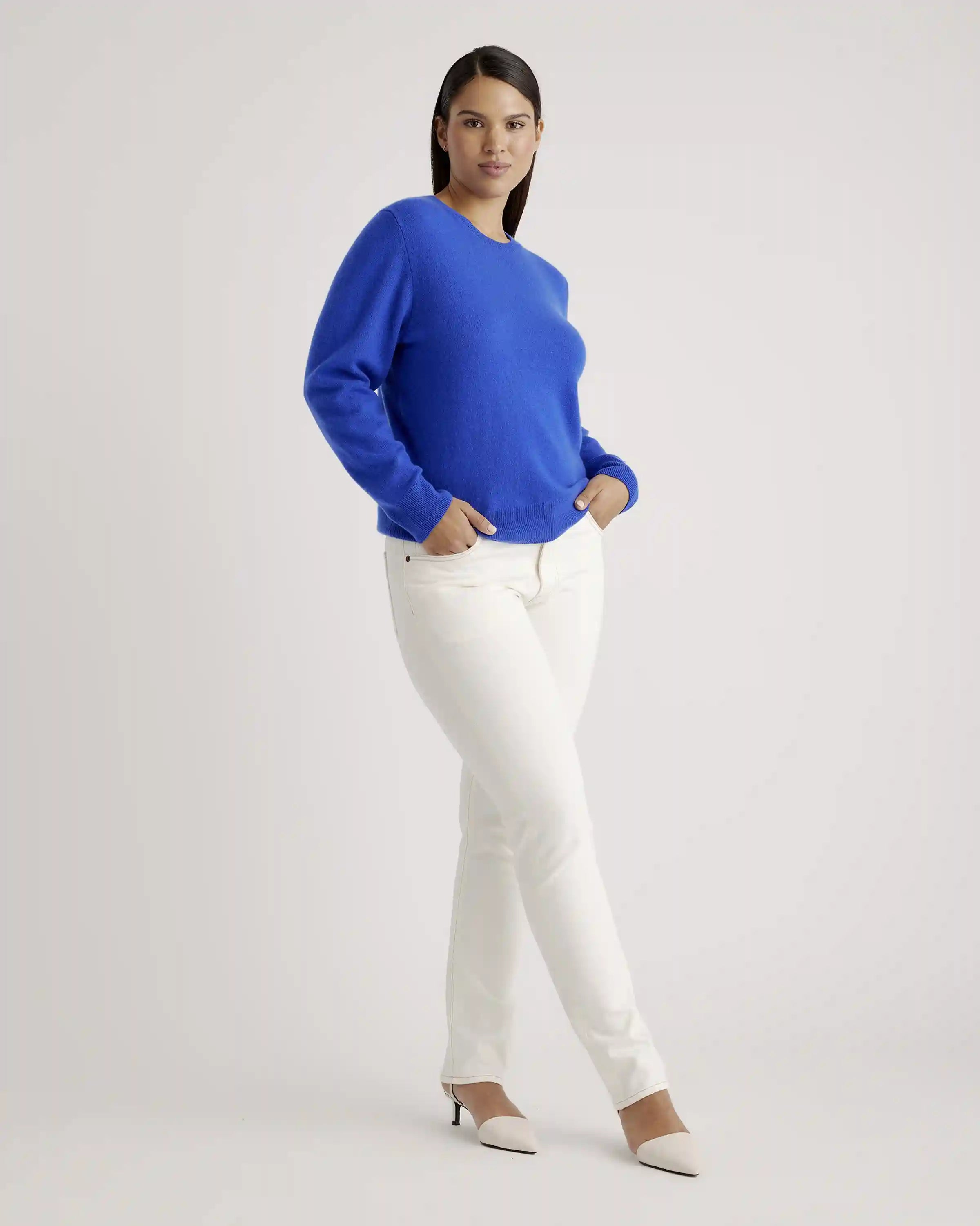 Mongolian Spring Cashmere Crewneck Sweater