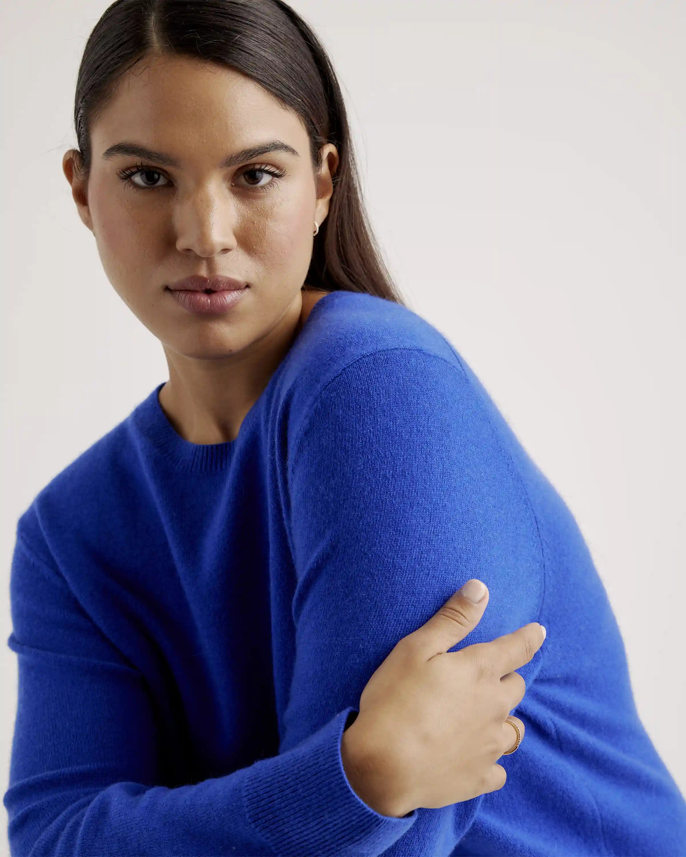 Mongolian Spring Cashmere Crewneck Sweater