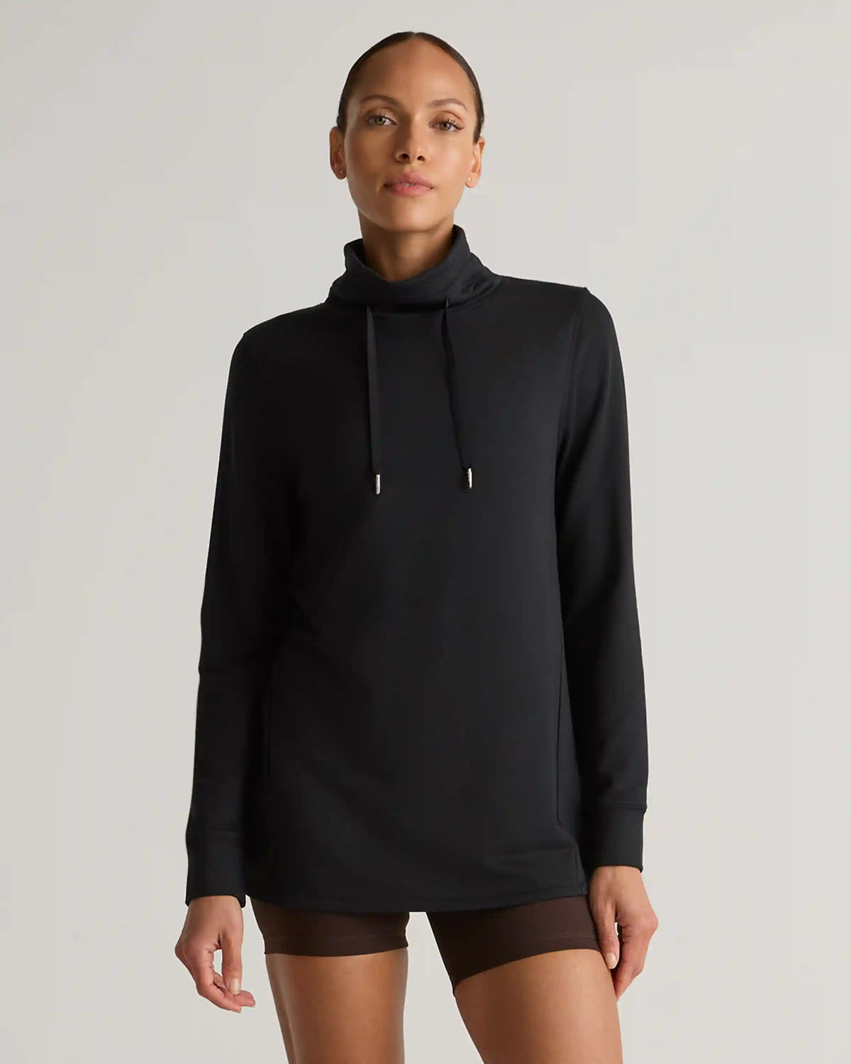 SuperSoft Fleece Mock Neck Pullover