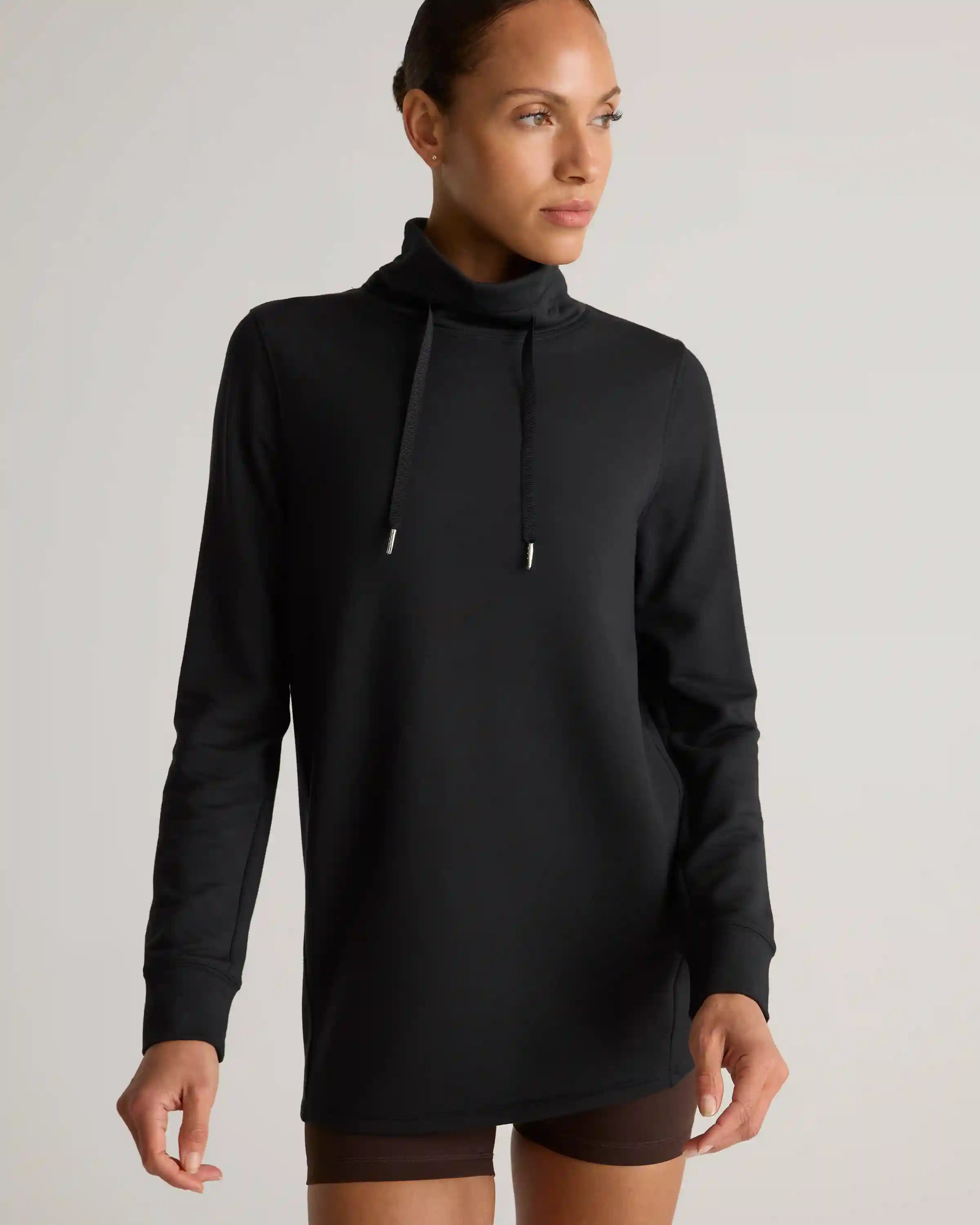 SuperSoft Fleece Mock Neck Pullover
