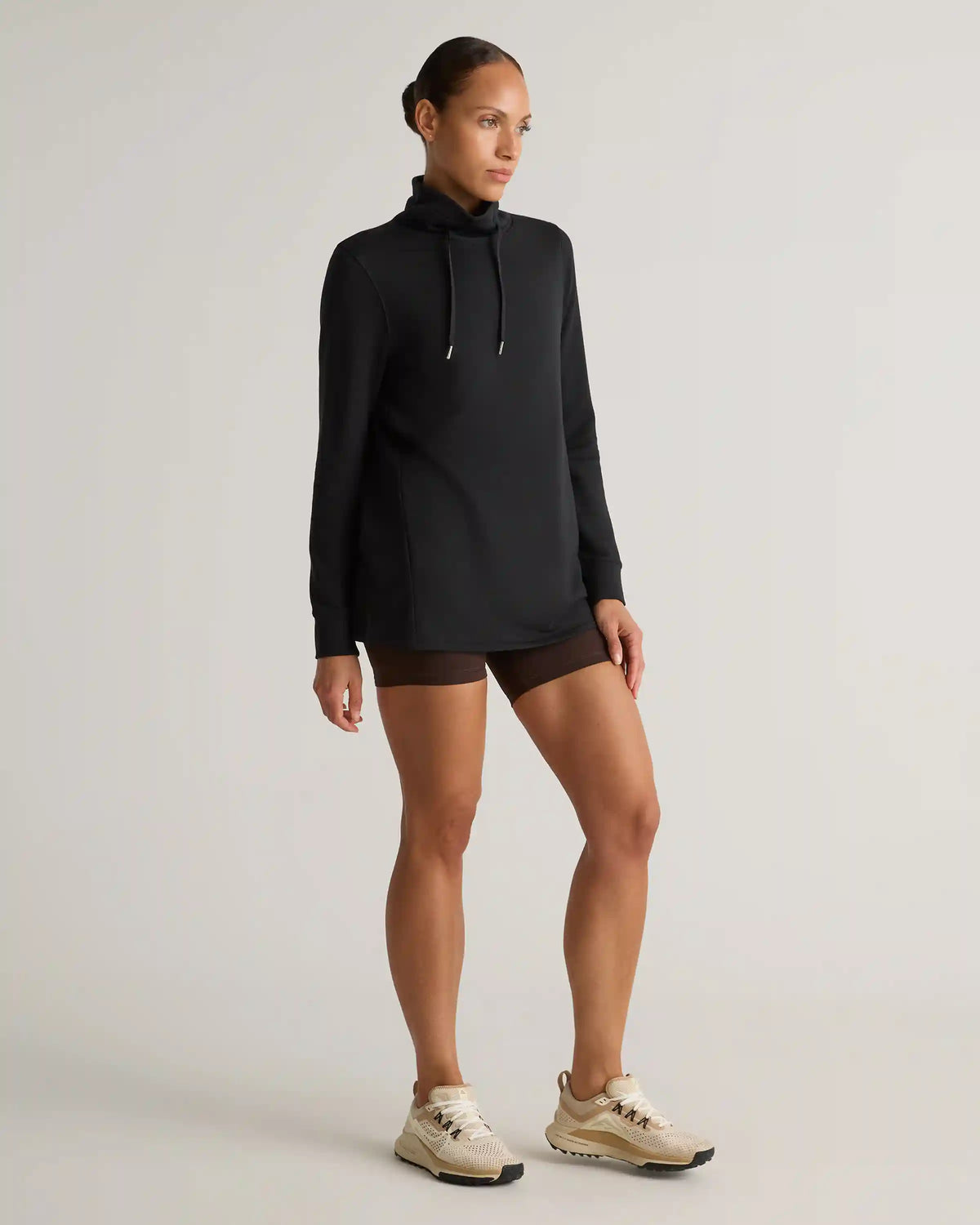 SuperSoft Fleece Mock Neck Pullover