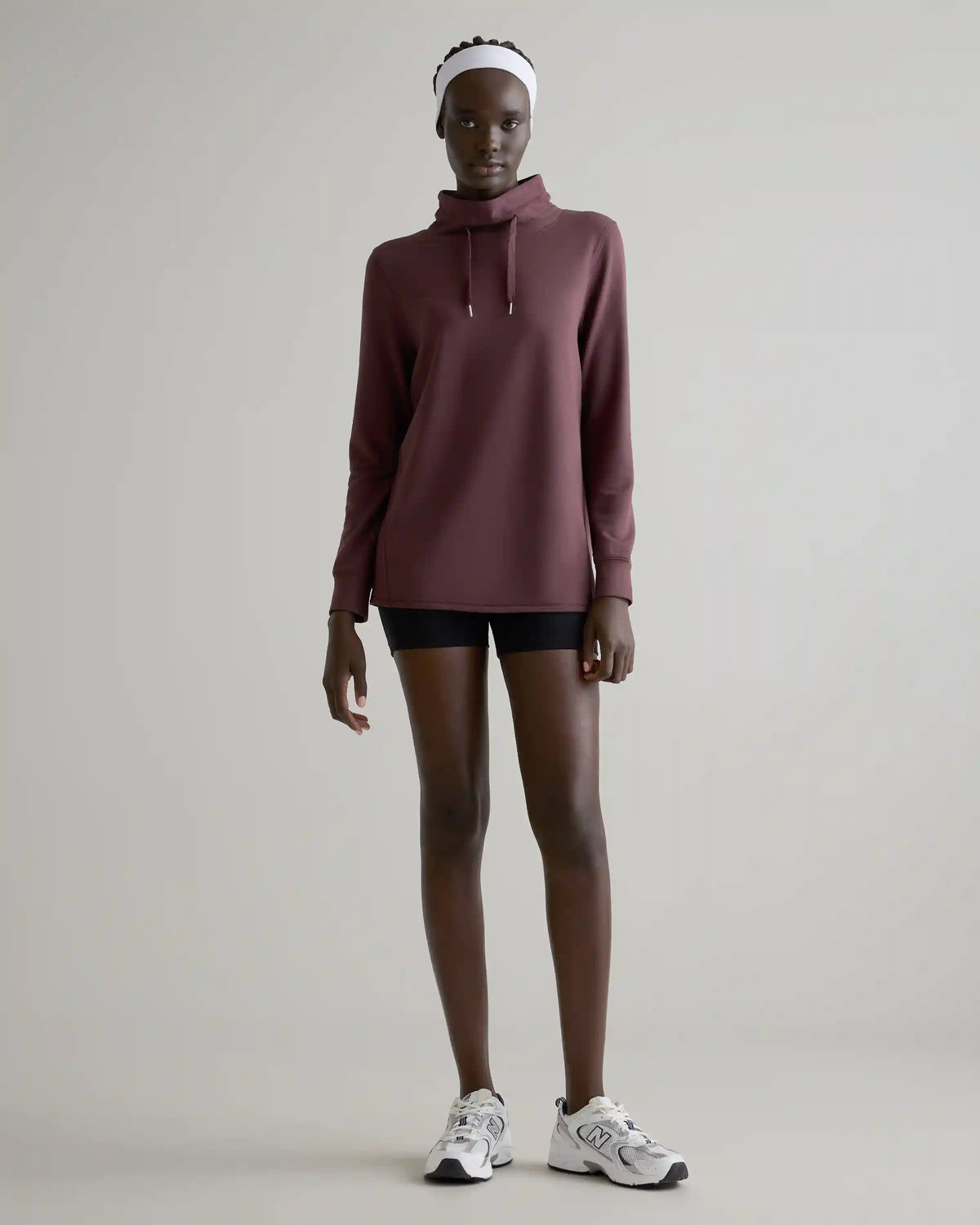 SuperSoft Fleece Mock Neck Pullover