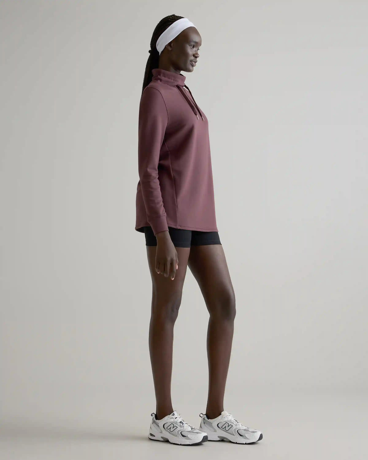 SuperSoft Fleece Mock Neck Pullover