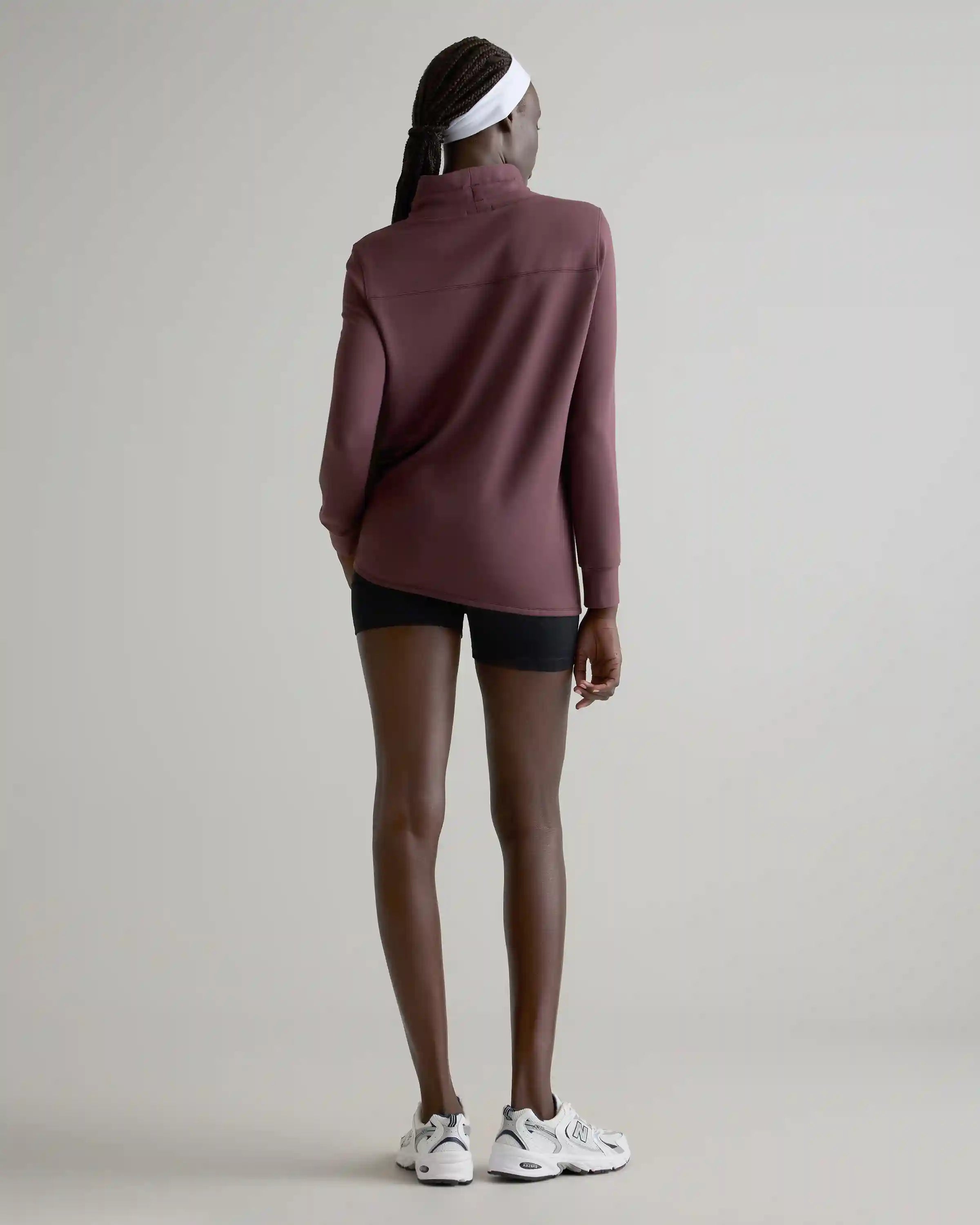 SuperSoft Fleece Mock Neck Pullover