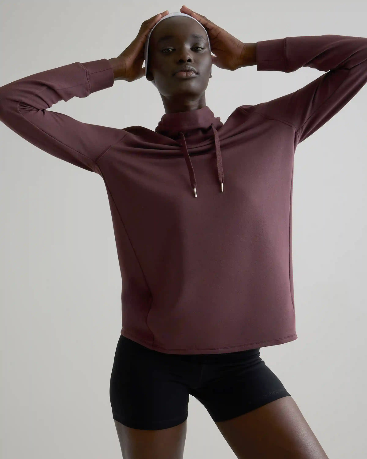 SuperSoft Fleece Mock Neck Pullover