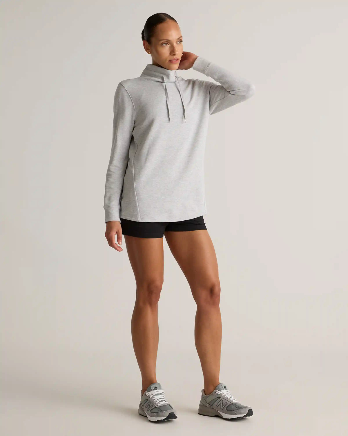 SuperSoft Fleece Mock Neck Pullover