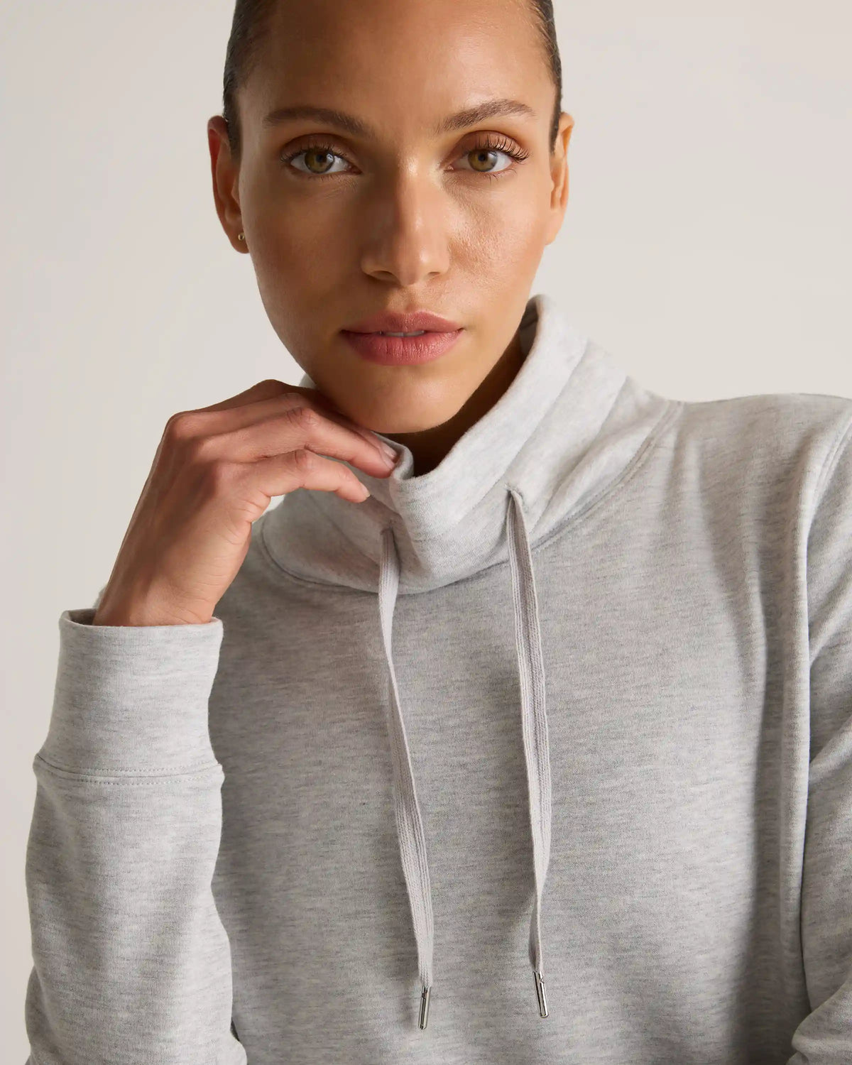 SuperSoft Fleece Mock Neck Pullover