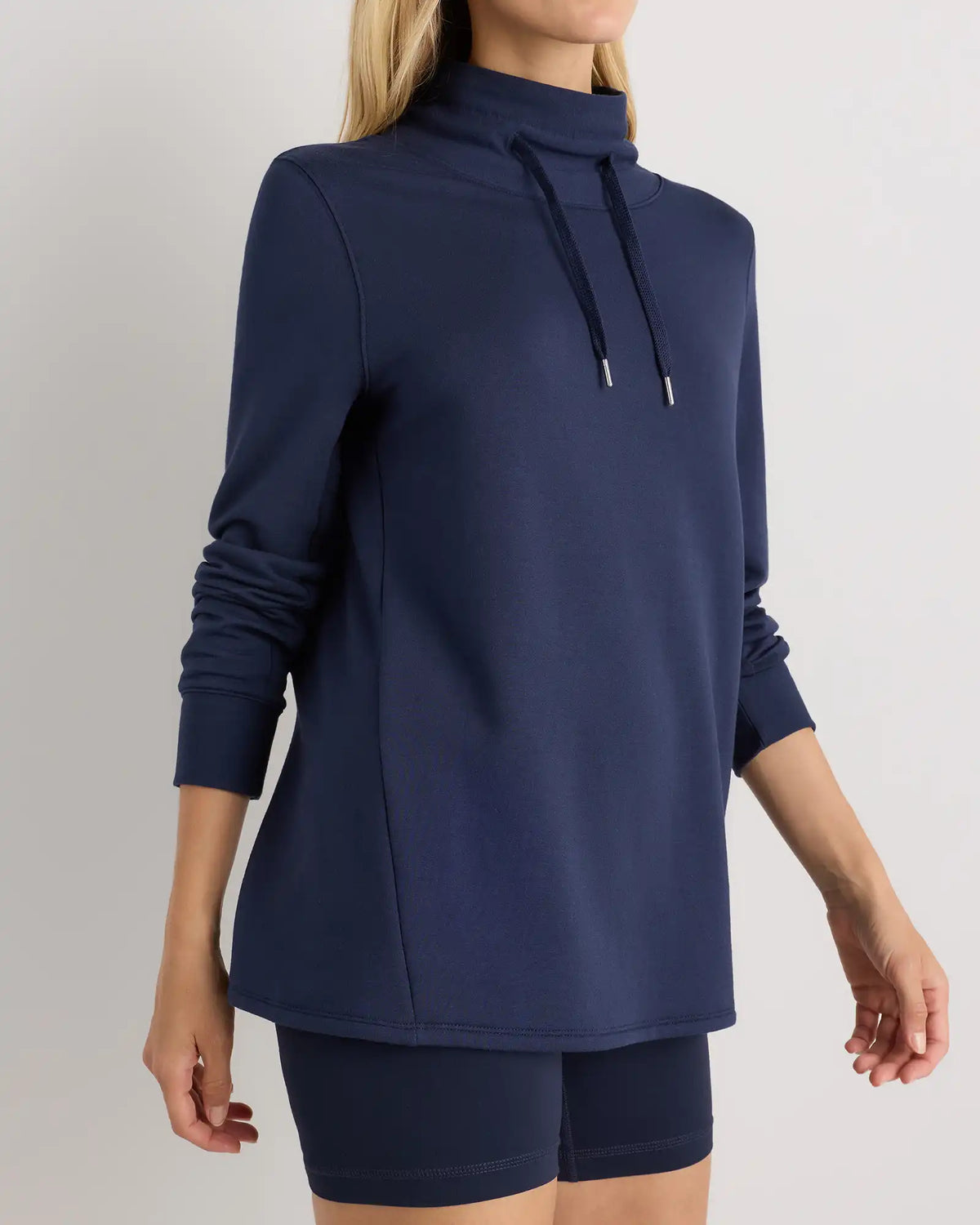 SuperSoft Fleece Mock Neck Pullover