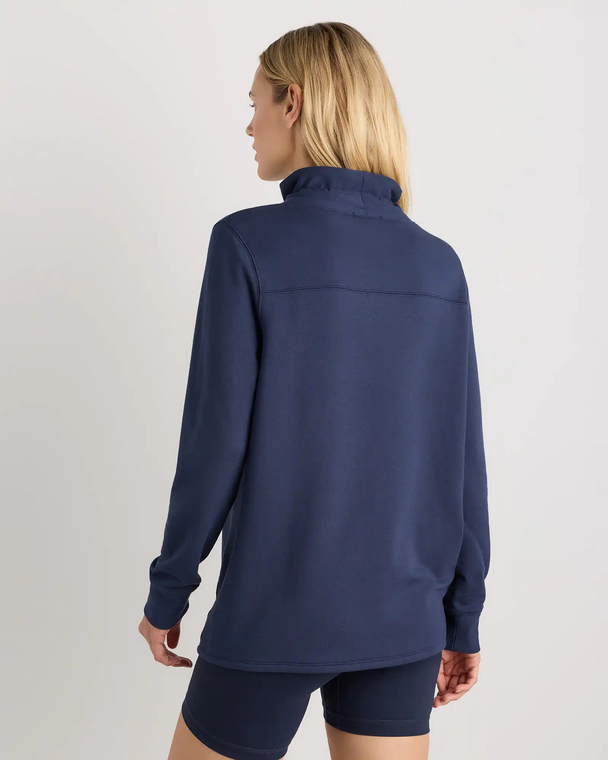SuperSoft Fleece Mock Neck Pullover