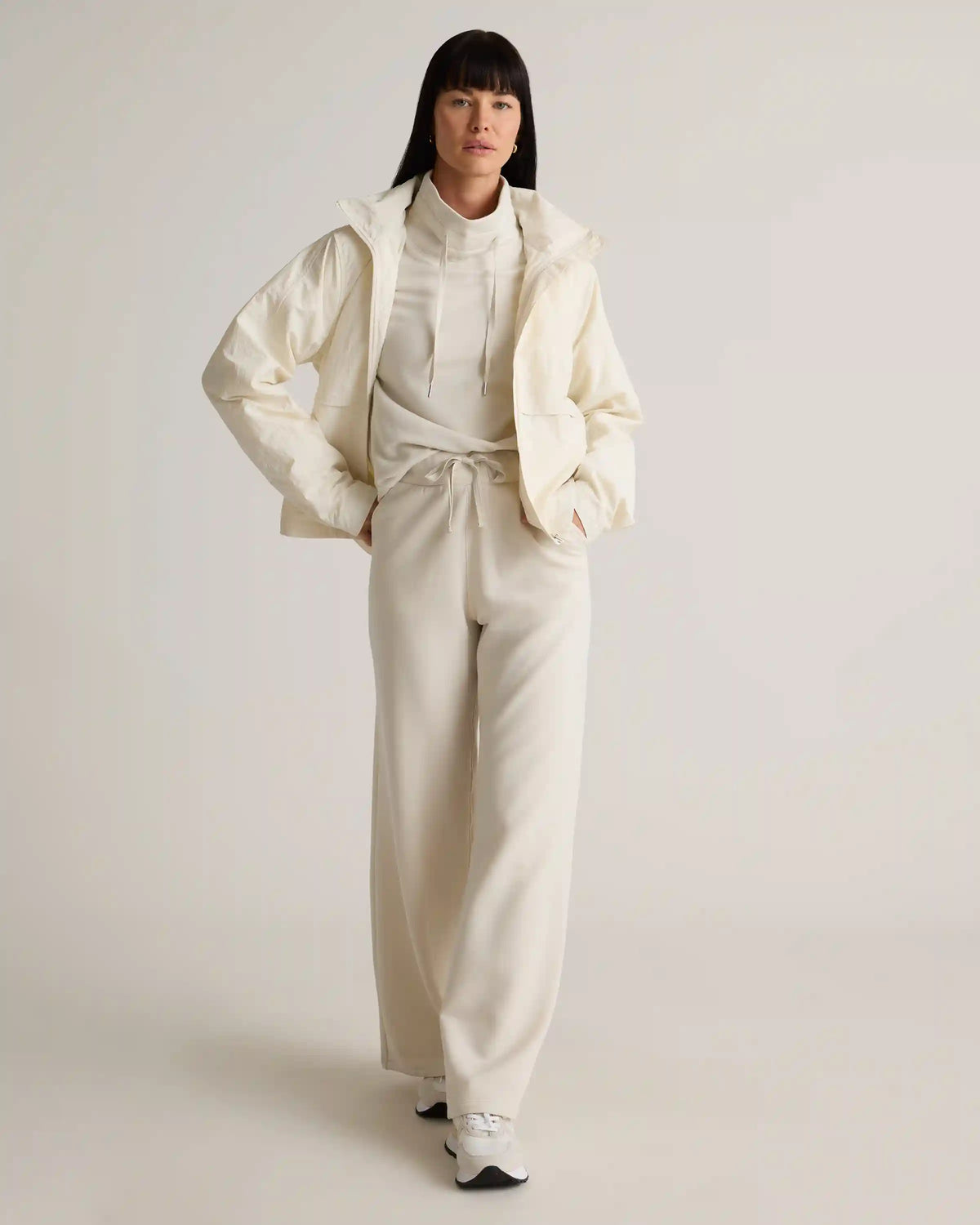 SuperSoft Fleece Mock Neck Pullover