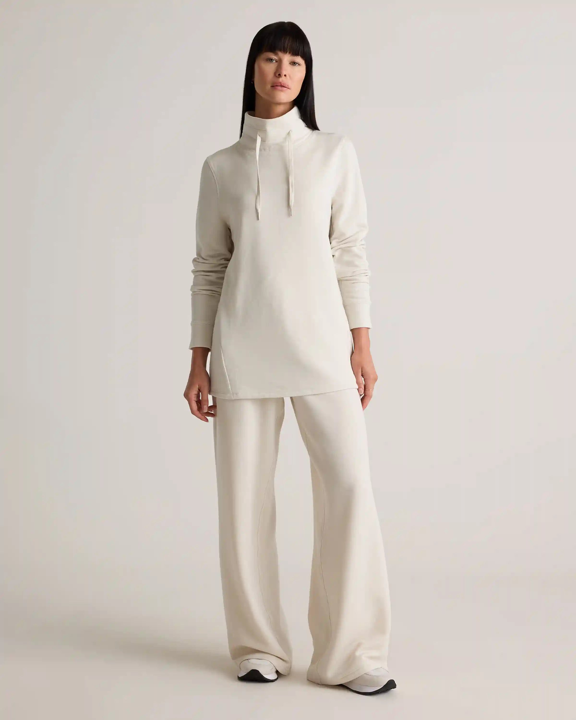 SuperSoft Fleece Mock Neck Pullover